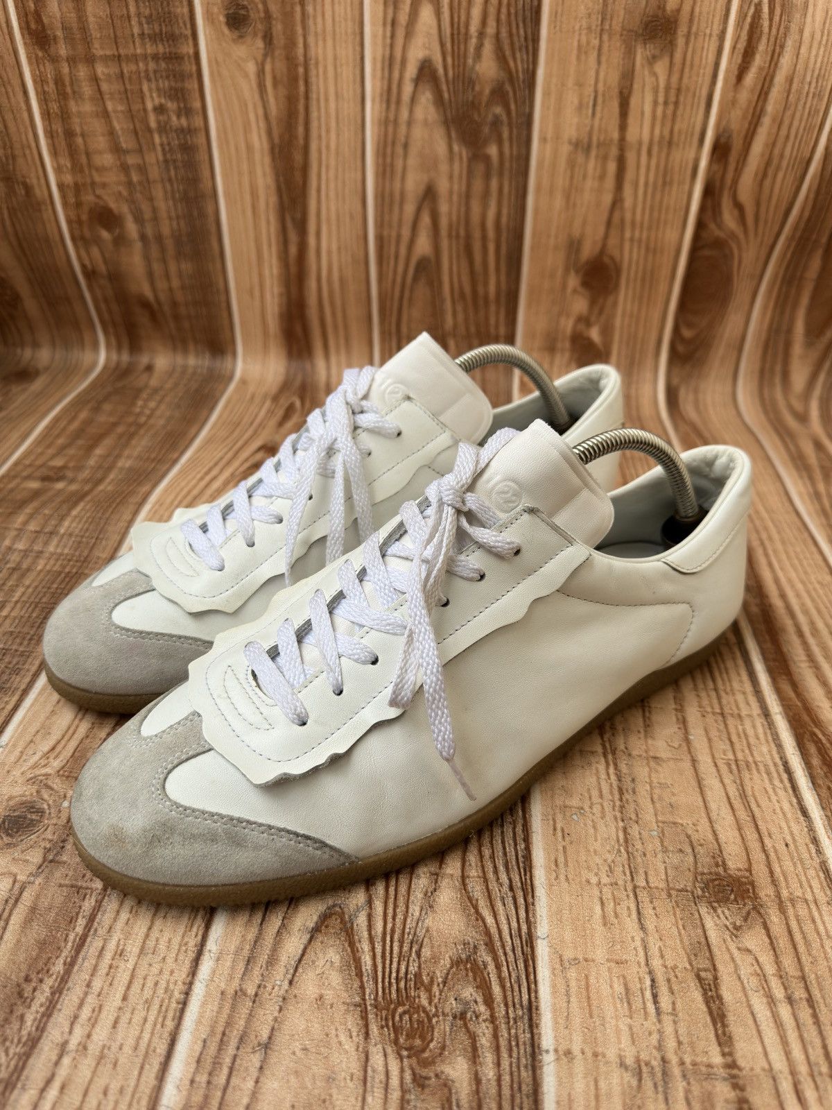 Maison Margiela Maison Margiela Feather Light Leather Lowtop Sneaker Size US 12 / EU 45 - 3 Thumbnail