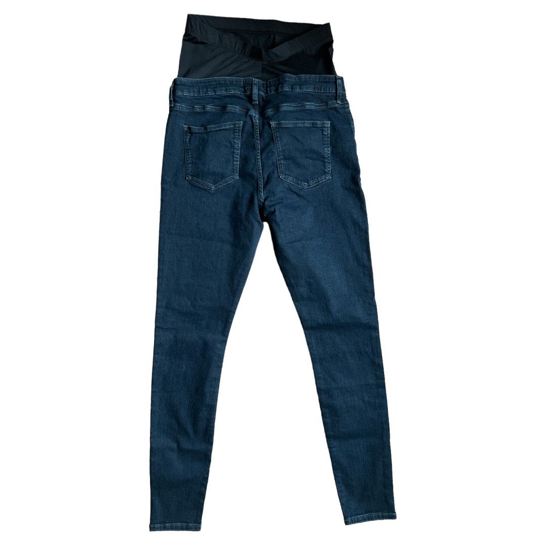 Asos Asos Design Blue Black Maternity Ultimate Skinny Jeans, US6 Size 28" / US 6 / IT 42 - 3 Thumbnail