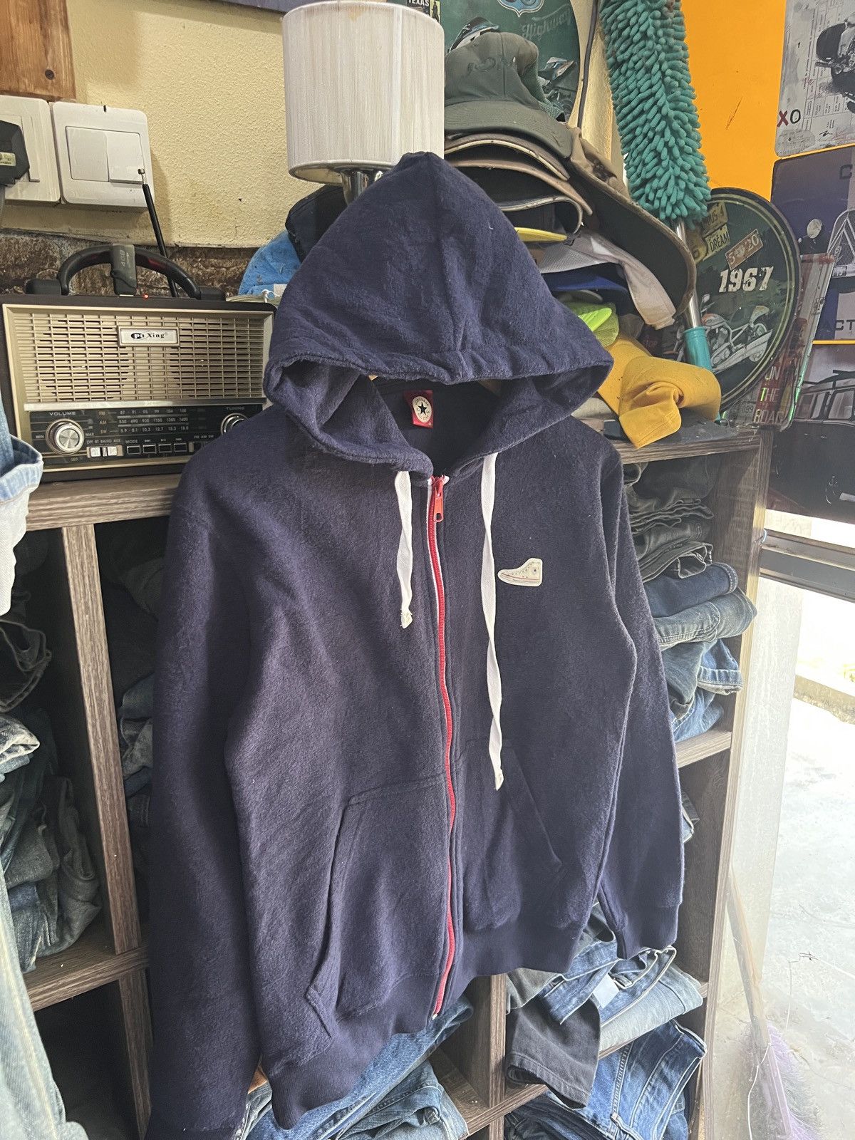 Converse 🔥Converse Small Logo Zipper Hoodie Size US S / EU 44-46 / 1 - 3 Thumbnail