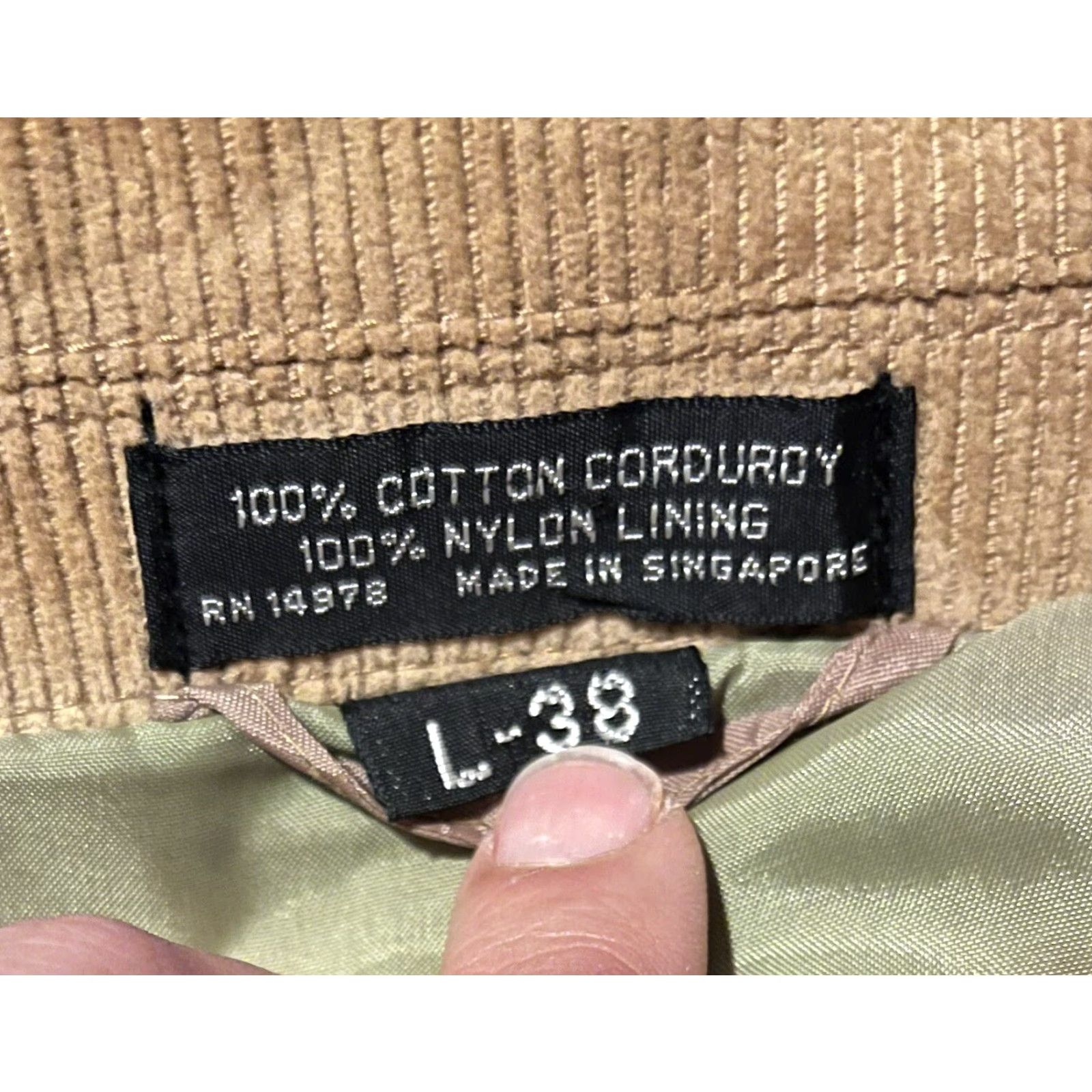 Vintage VINTAGE Envoy Corduroy Blazer Mens Large 38 Brown 70s Jacket Size 38R - 6 Thumbnail