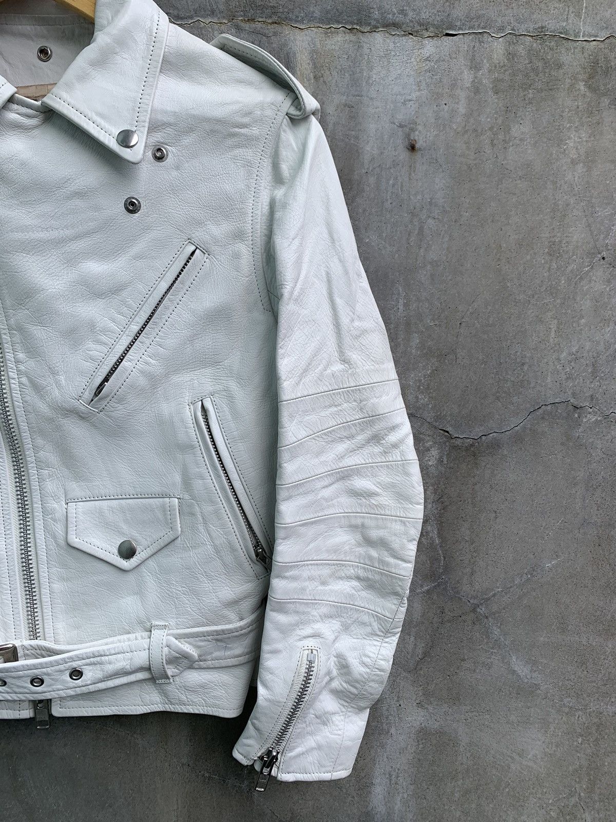 Sacai 2012 Cowhide Leather Jacket Size S / US 4 / IT 40 - 3 Thumbnail