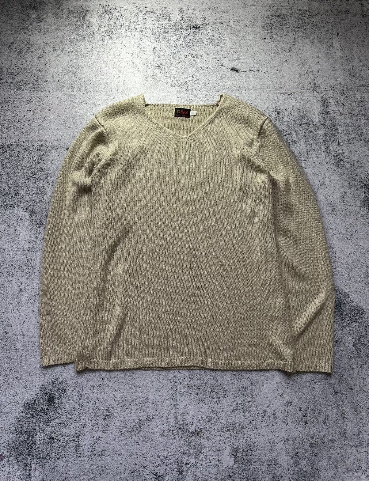 Vintage Dolce Gabbana Knit Sweater Luxury Fit