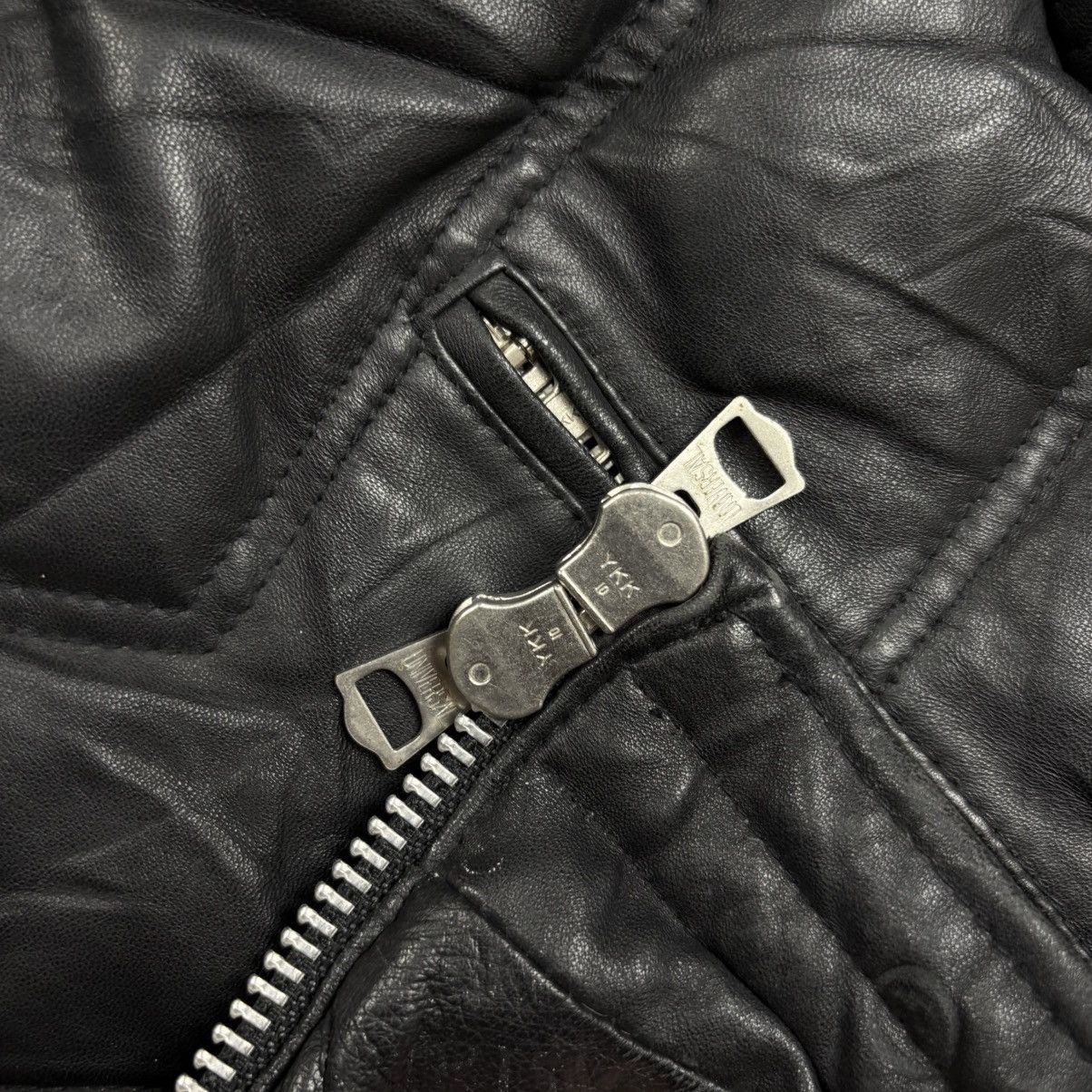 Ekam 2000s Jackrose - Vkei Style Puffer Leather Jacket Size US M / EU 48-50 / 2 - 7 Thumbnail