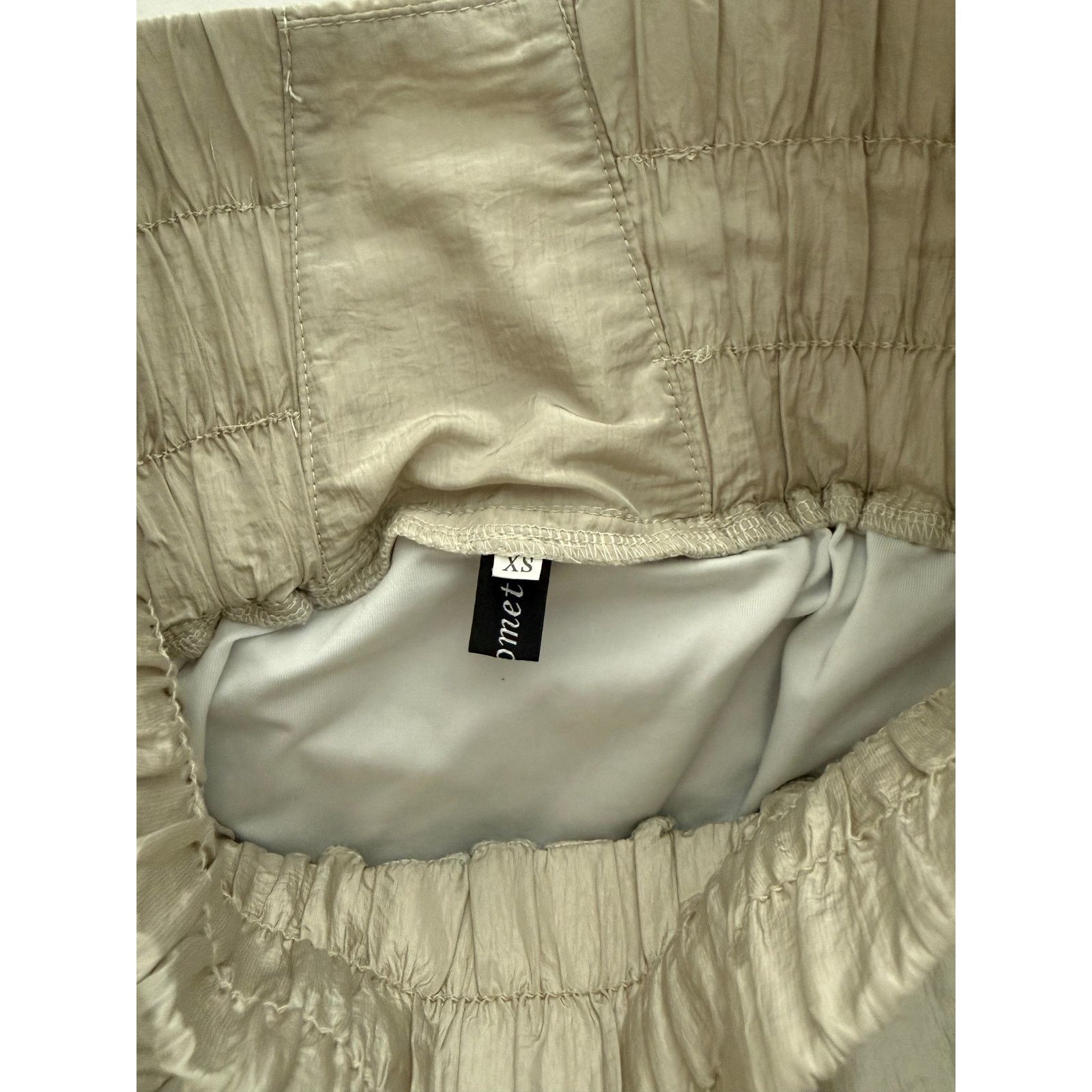 Other AUTOMET Womens High Rise Athletic Shorts Khaki XS Size 24" / US 00 / IT 34 - 6 Thumbnail