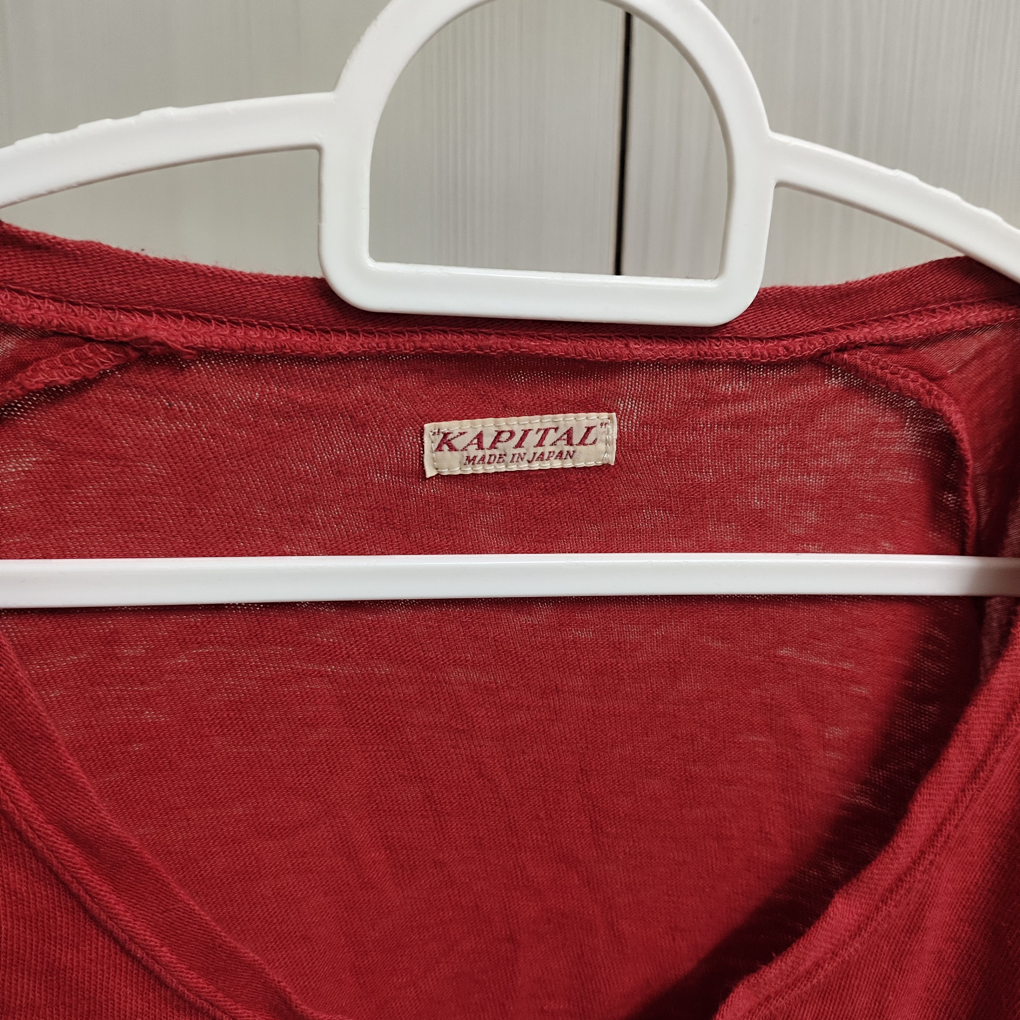 Japanese Brand × Kapital × Kapital Kountry Kapital round neck Ruched sleeve oversize Size ONE SIZE - 2 Thumbnail