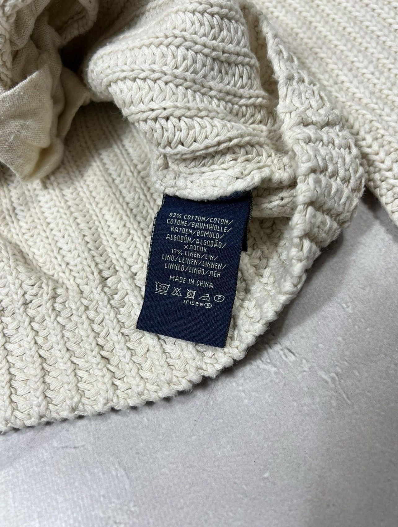 Polo Ralph Lauren × Vintage Vintage Polo Jeans Company Ralph Lauren Knit Cardigan Size US XL / EU 56 / 4 - 8 Thumbnail