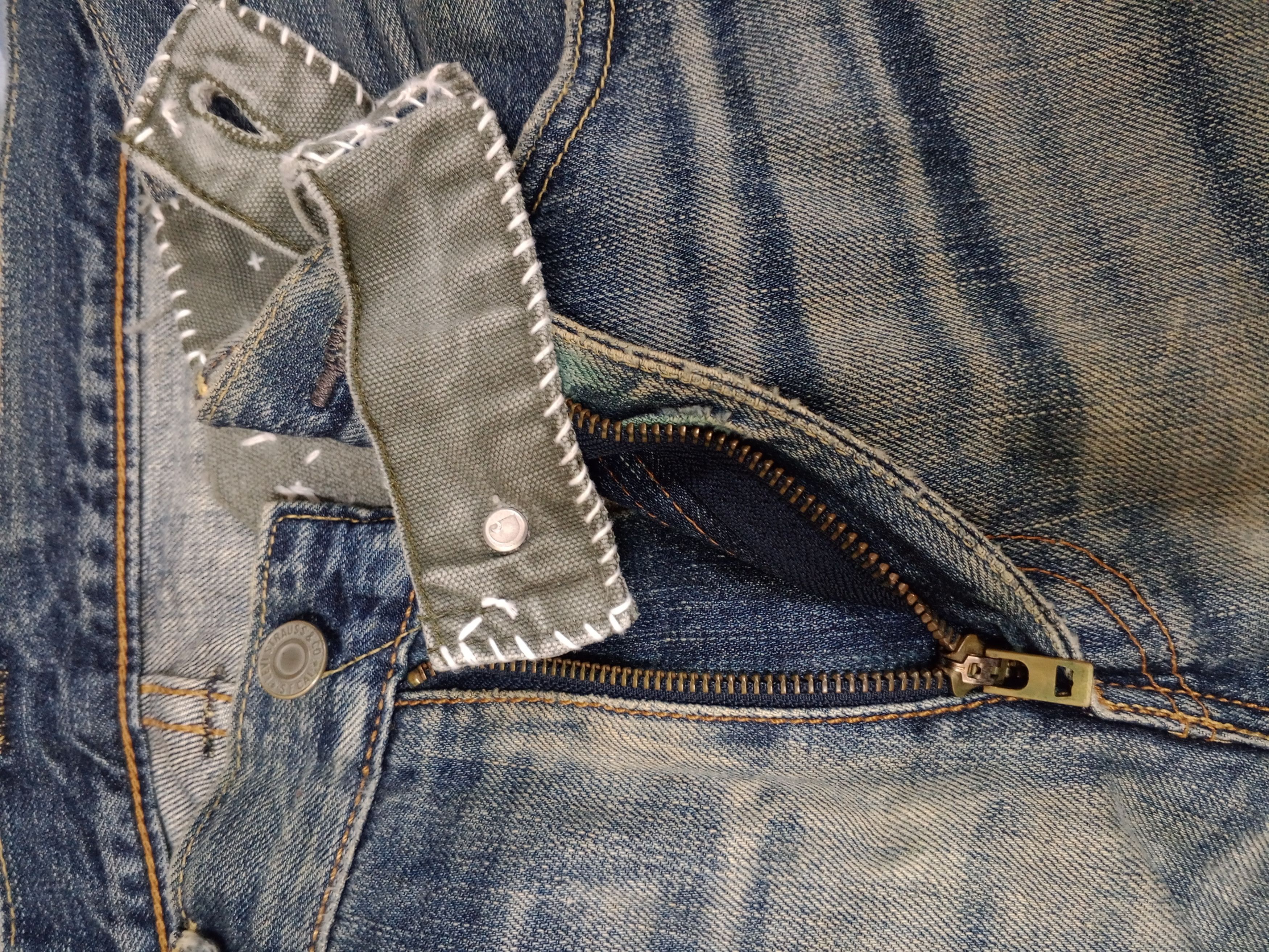 Levi's Levi's x Carhartt Carpenter sashiko custom Size US 32 / EU 48 - 5 Thumbnail