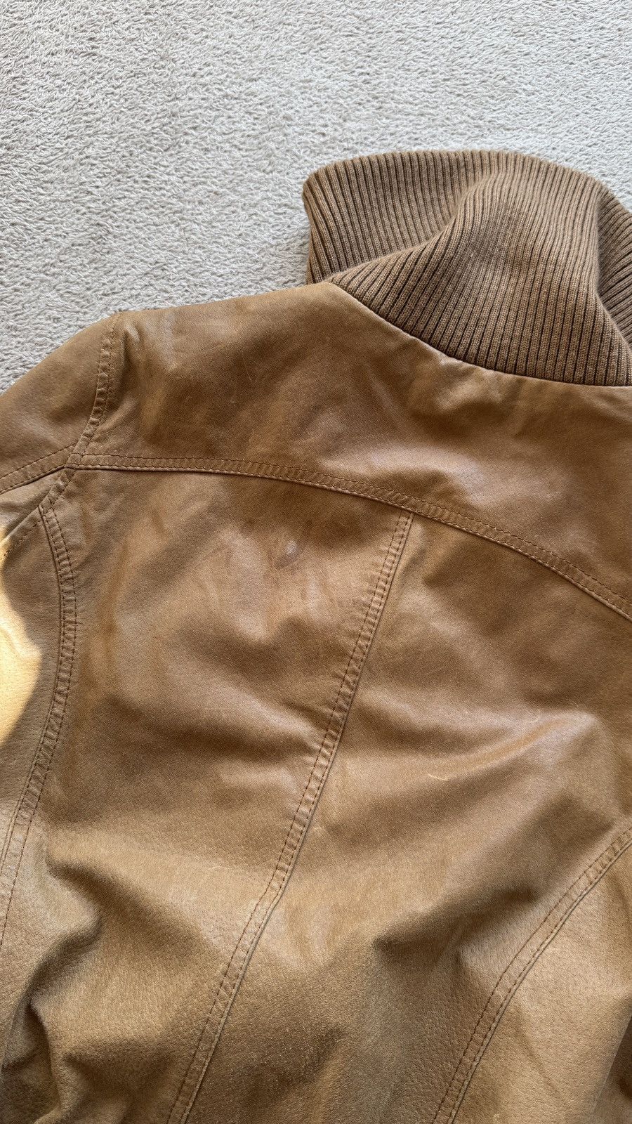 If Six Was Nine Vintage Y2K faded leather jacket Gucci Hysteric LGB style Size XL / US 12-14 / IT 48-50 - 7 Thumbnail