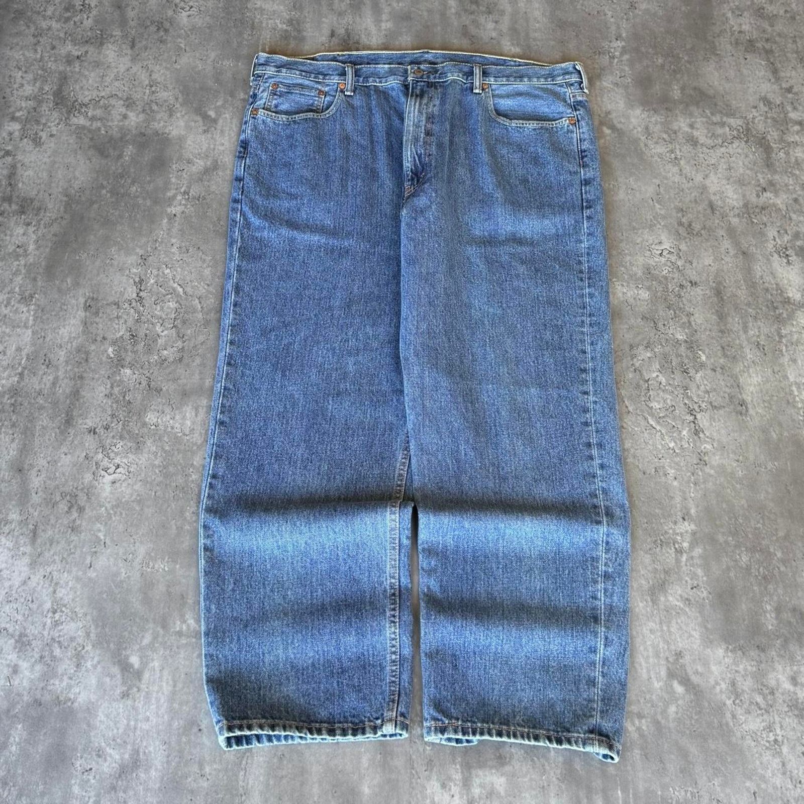 JNCO × Levi's Levi’s 550 Relaxed Fit Essential Baggy Blue Denim Jeans Size US 44 / EU 60 - 2 Thumbnail