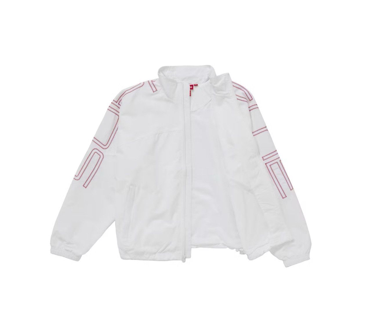 Supreme Supreme Old English Track Jacket White | Grailed