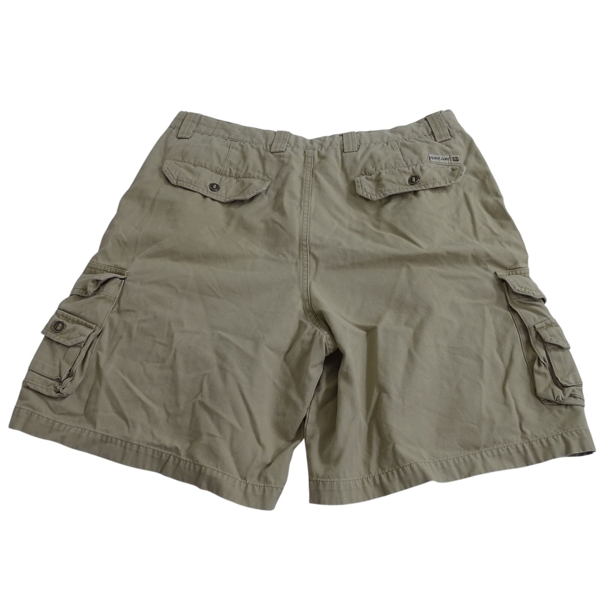 Point Zero Point Zero Cargo Shorts Men Size 38 Khaki Tan Broken-in Size US 38 / EU 54 - 4 Thumbnail