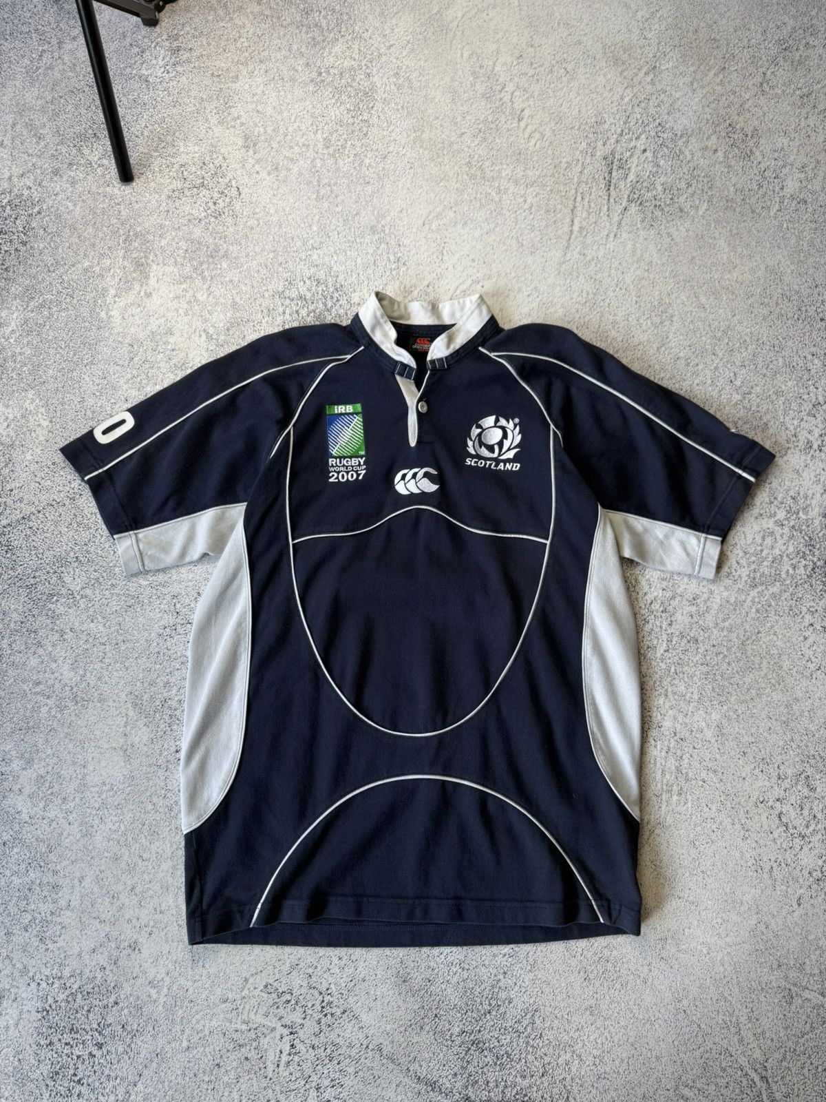 Pringle Of Scotland Scotland Rugby Jersey vintage world cup 2007 Canterbury #30 Size US M / EU 48-50 / 2 - 1 Thumbnail