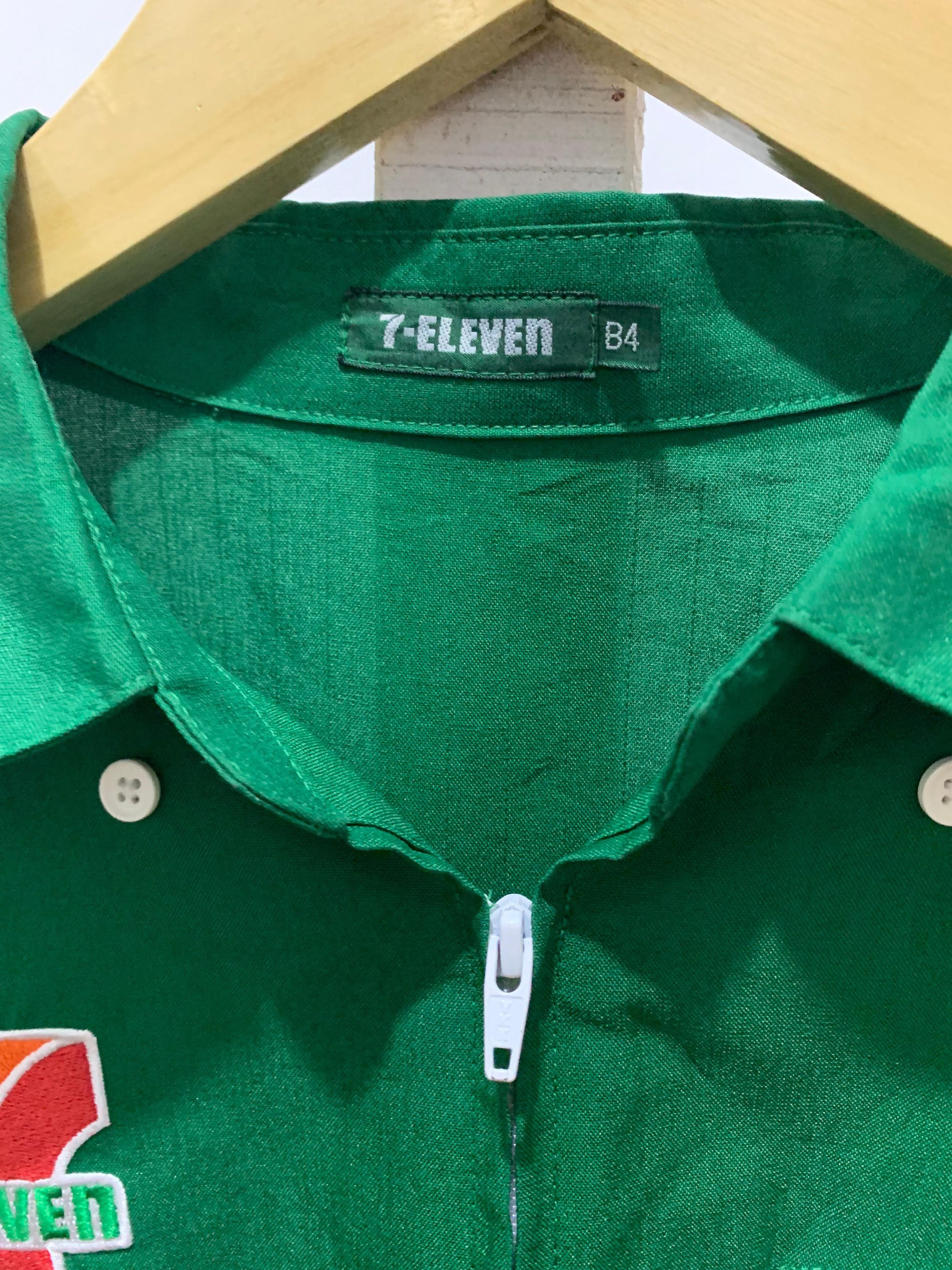 Vintage Vintage 7 Eleven Uniform Long Sleeve Zipper Jacket Size US L / EU 52-54 / 3 - 3 Thumbnail