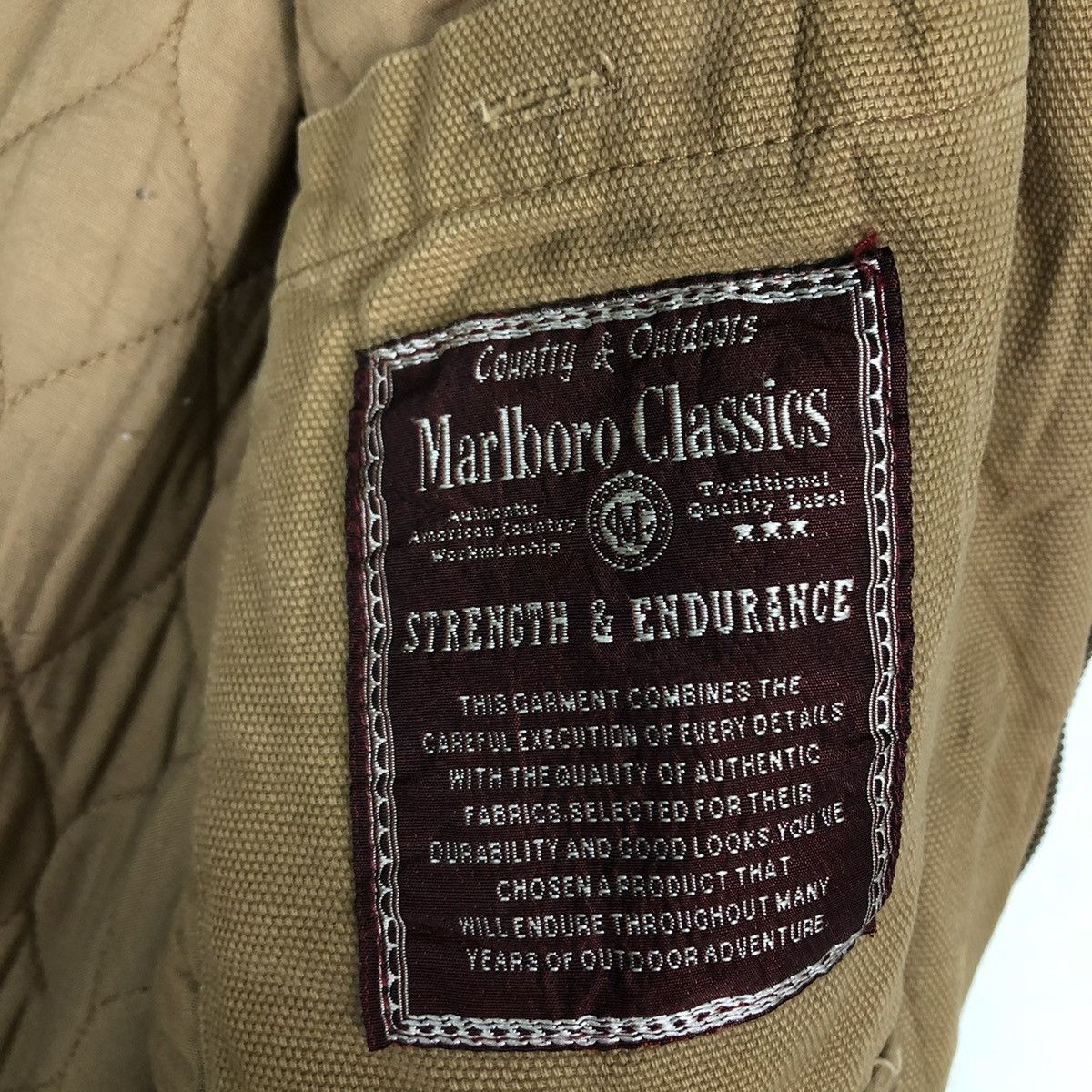 Marlboro 🔥VINTAGE CHORE BOMBER JACKET MARLBORO CLASSIC USA Size US XL / EU 56 / 4 - 20 Thumbnail