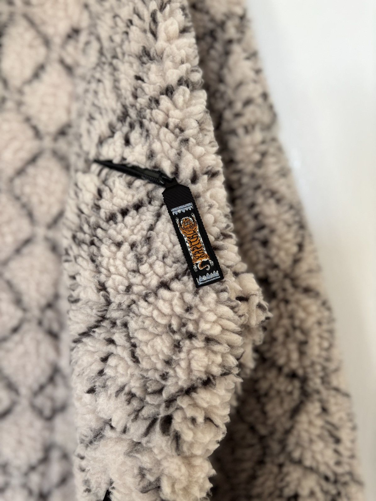 Kapital Kapital Do-Gi Sashiko Boa Fleece Kesa Jacket Size US XL / EU 56 / 4 - 5 Thumbnail
