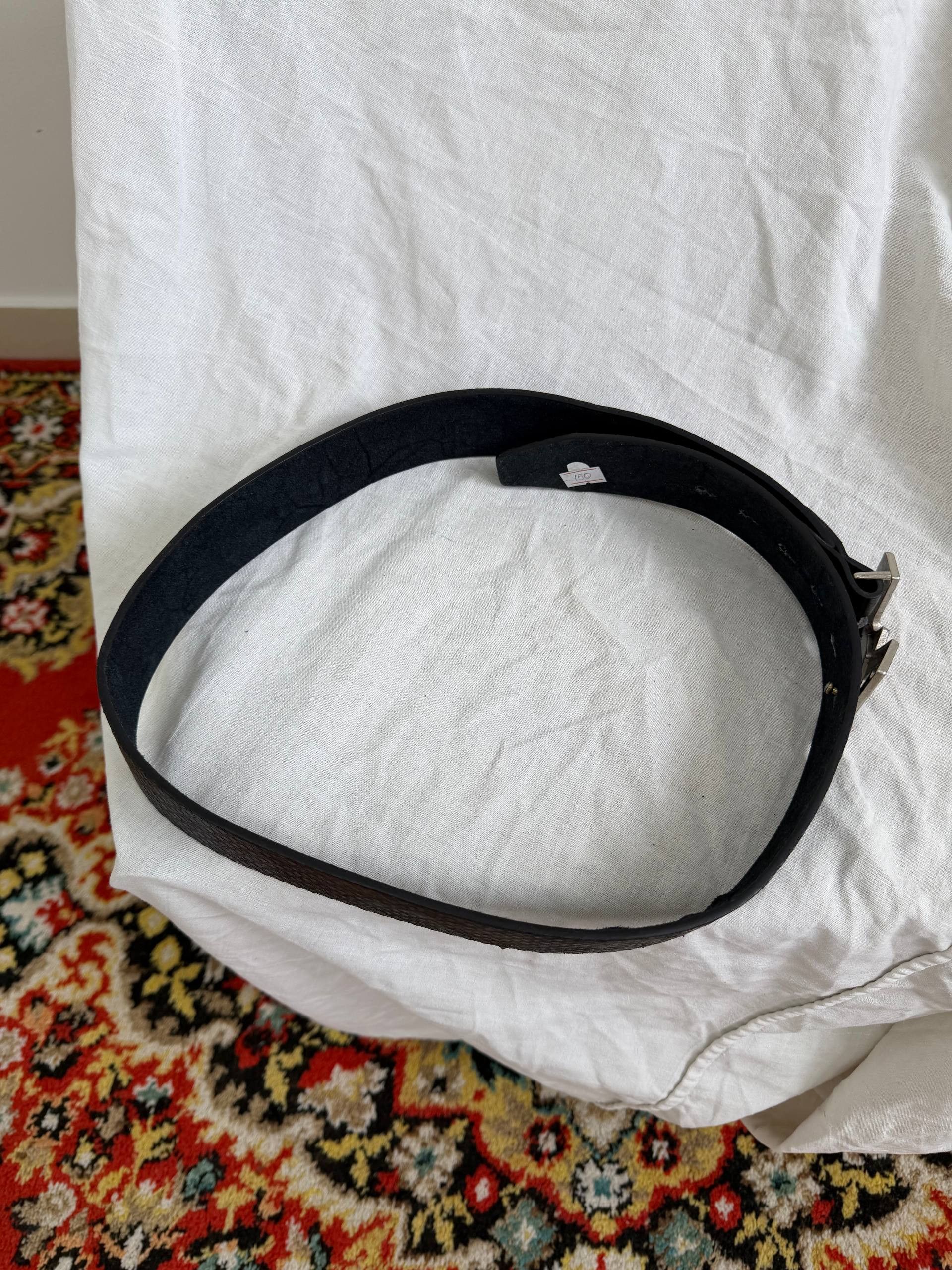 Armani Vintage Armani Jeans Big Logo Metal Logo Archive Belt Size ONE SIZE - 7 Thumbnail