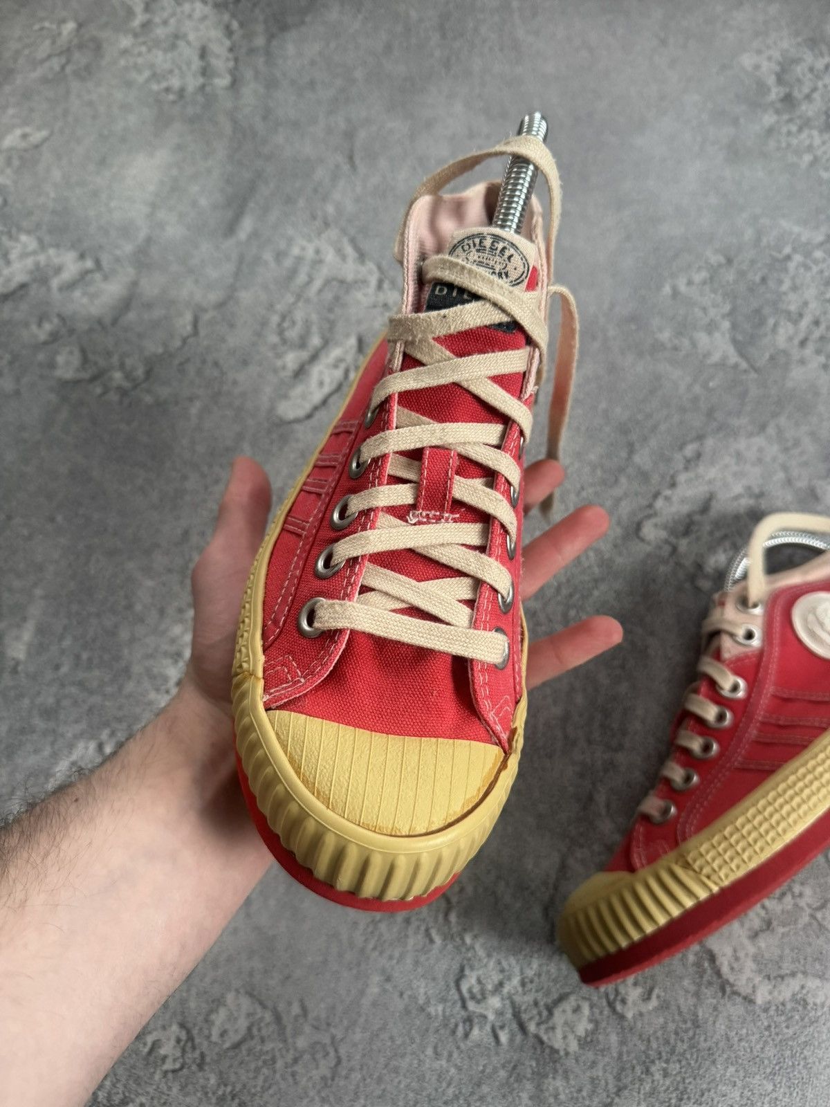 Diesel Diesel US8.5/EUR39 YUK Anniversary hi top sneakers shoes Size US 8.5 / IT 38.5 - 8 Thumbnail