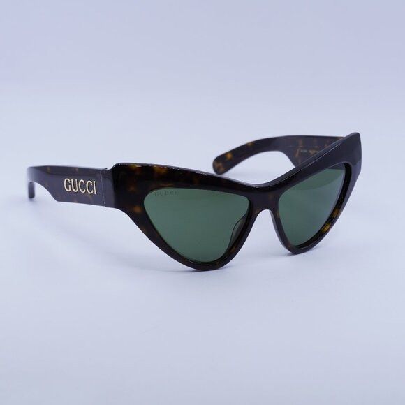 Gucci 🕶️ New Gucci GG1294S 004 Havana/Green Sunglasses Size ONE SIZE - 1 Thumbnail