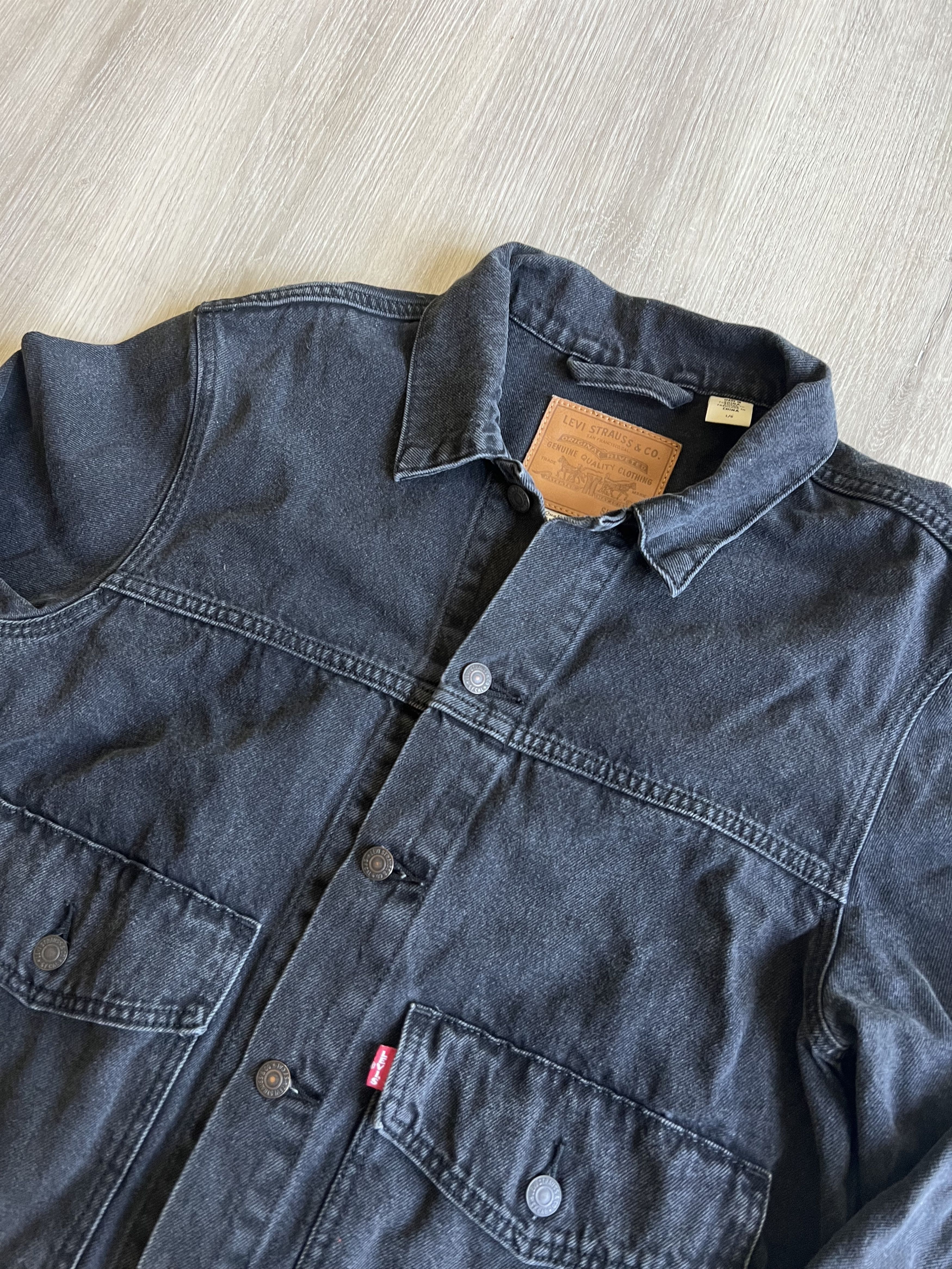 Levi's Levi’s "premium" Type II Trucker Jacket Work Wear Size US L / EU 52-54 / 3 - 2 Thumbnail