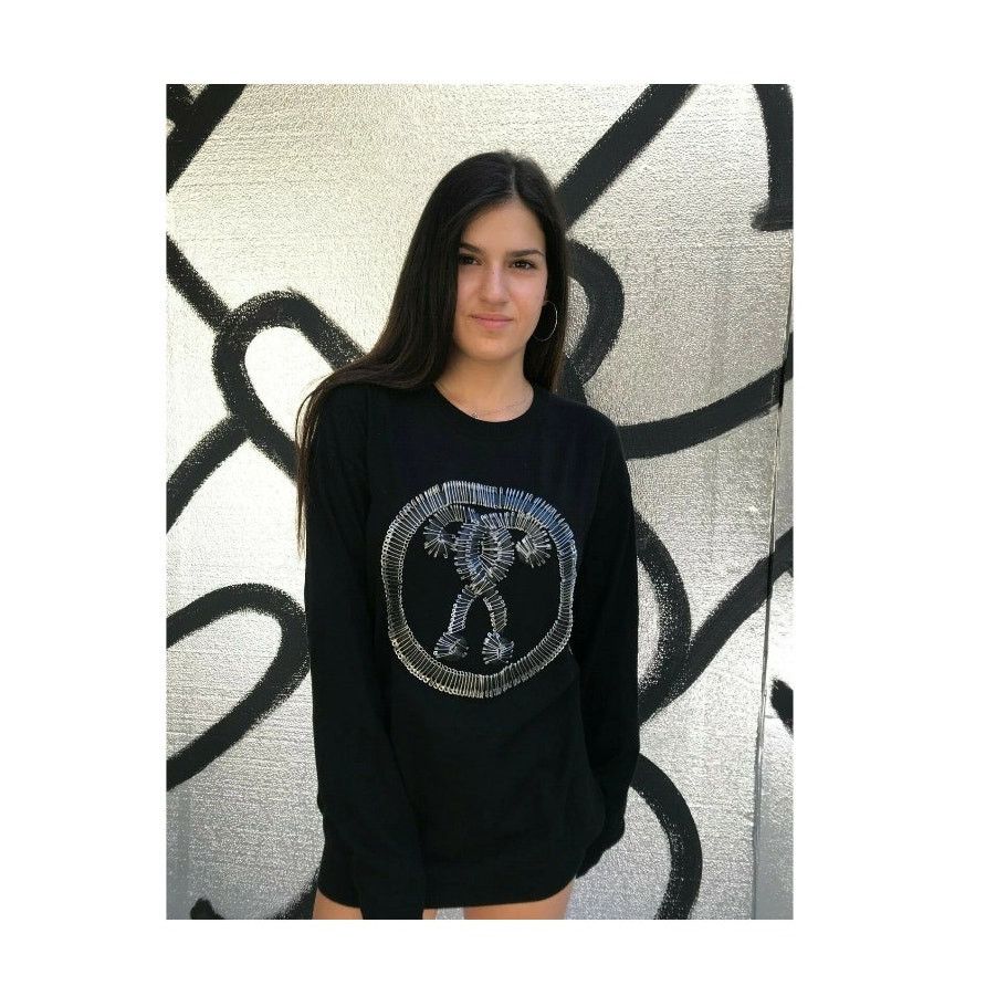 Moschino SS18 MOSCHINO COUTURE Jeremy Scott Logo Black Cotton Sweater Size XXS / US 00 / IT 34 - 1 Thumbnail