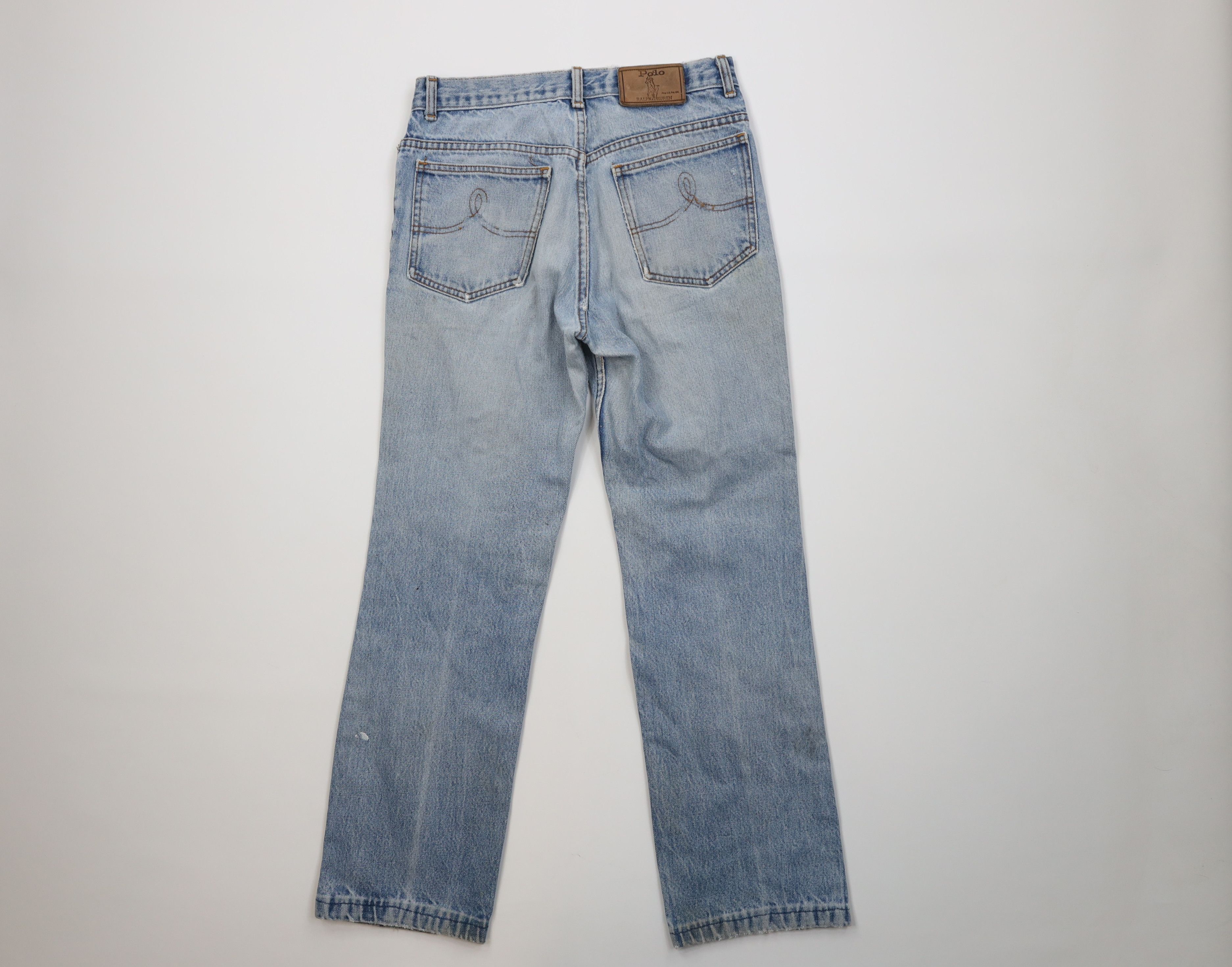 Ralph Lauren Vintage 70s Ralph Lauren Straight Leg Denim Jeans Blue USA Size US 32 / EU 48 - 12 Thumbnail