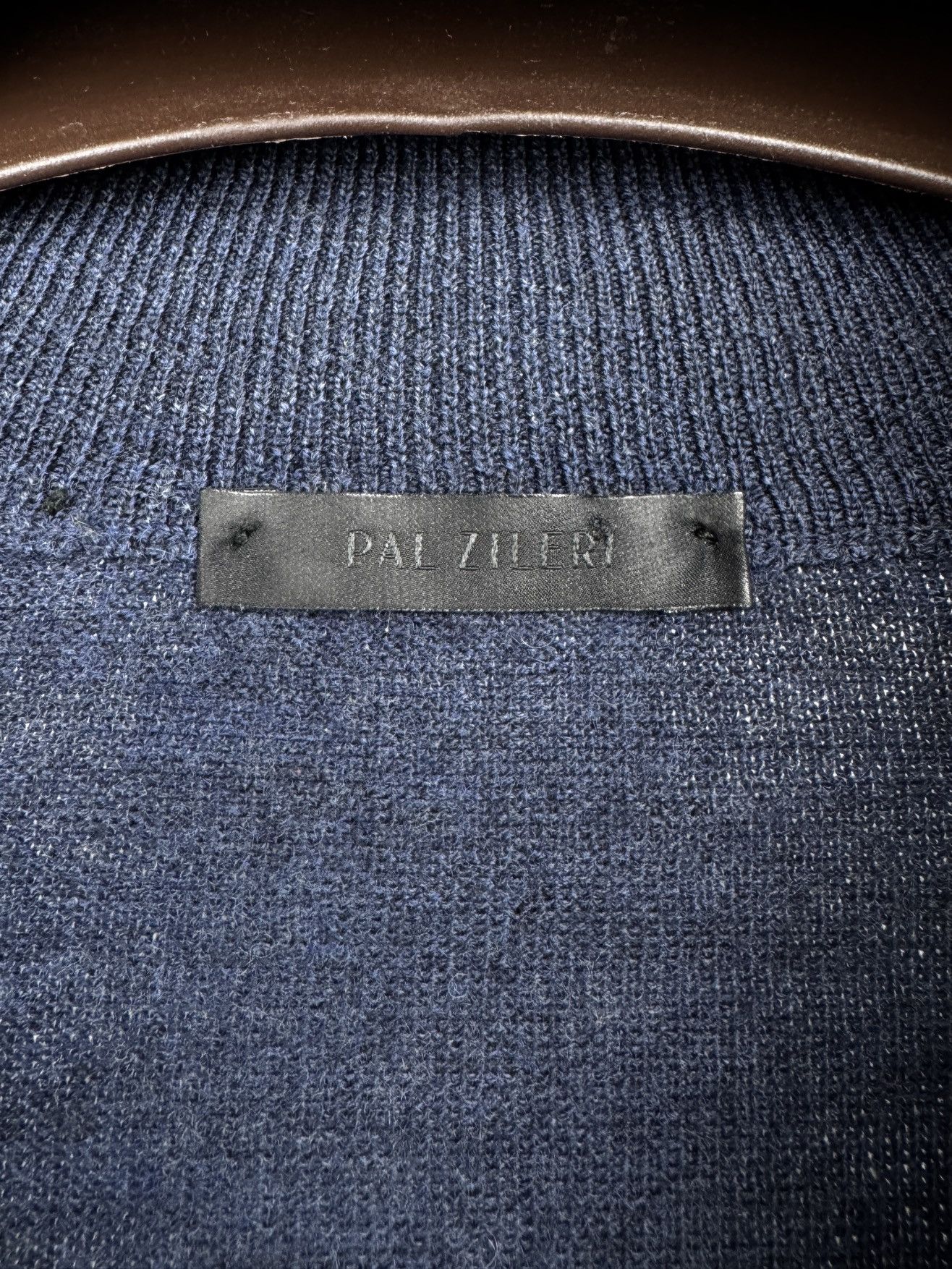 Pal Zileri Pal Zileri 1/3 zip pure wool pullover sweater Size US M / EU 48-50 / 2 - 10 Thumbnail