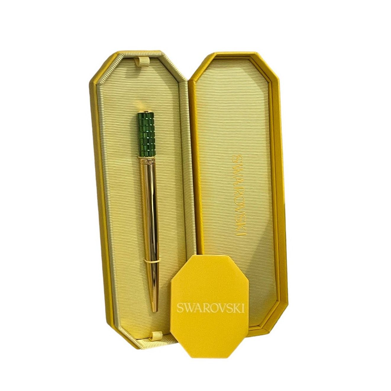 Swarovski Swarovski Lucent Ballpoint Pen, Green, Gold-Tone Plated Size ONE SIZE - 1 Thumbnail