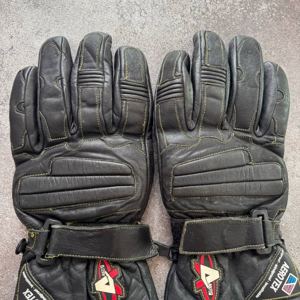 Vintage Amazing Vintage Black Leather Gloves Size ONE SIZE - 7 Thumbnail