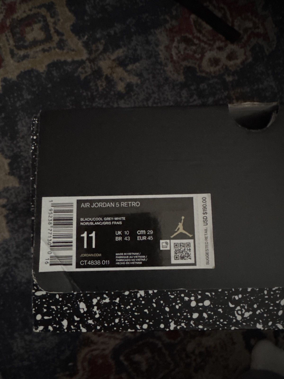 Jordan Brand Jordan 5 Oreo 2021 Size US 11 / EU 44 - 9 Thumbnail