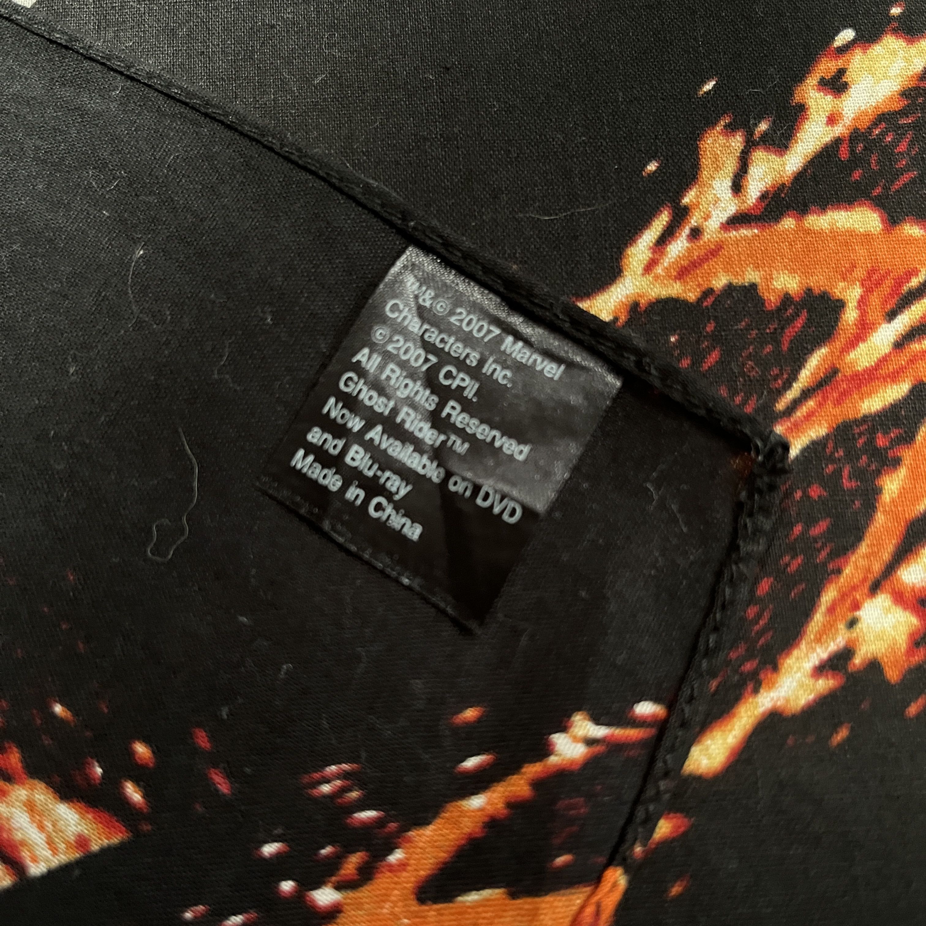 Marvel Comics 2007s Ghost Rider Handkerchief Size ONE SIZE - 3 Thumbnail