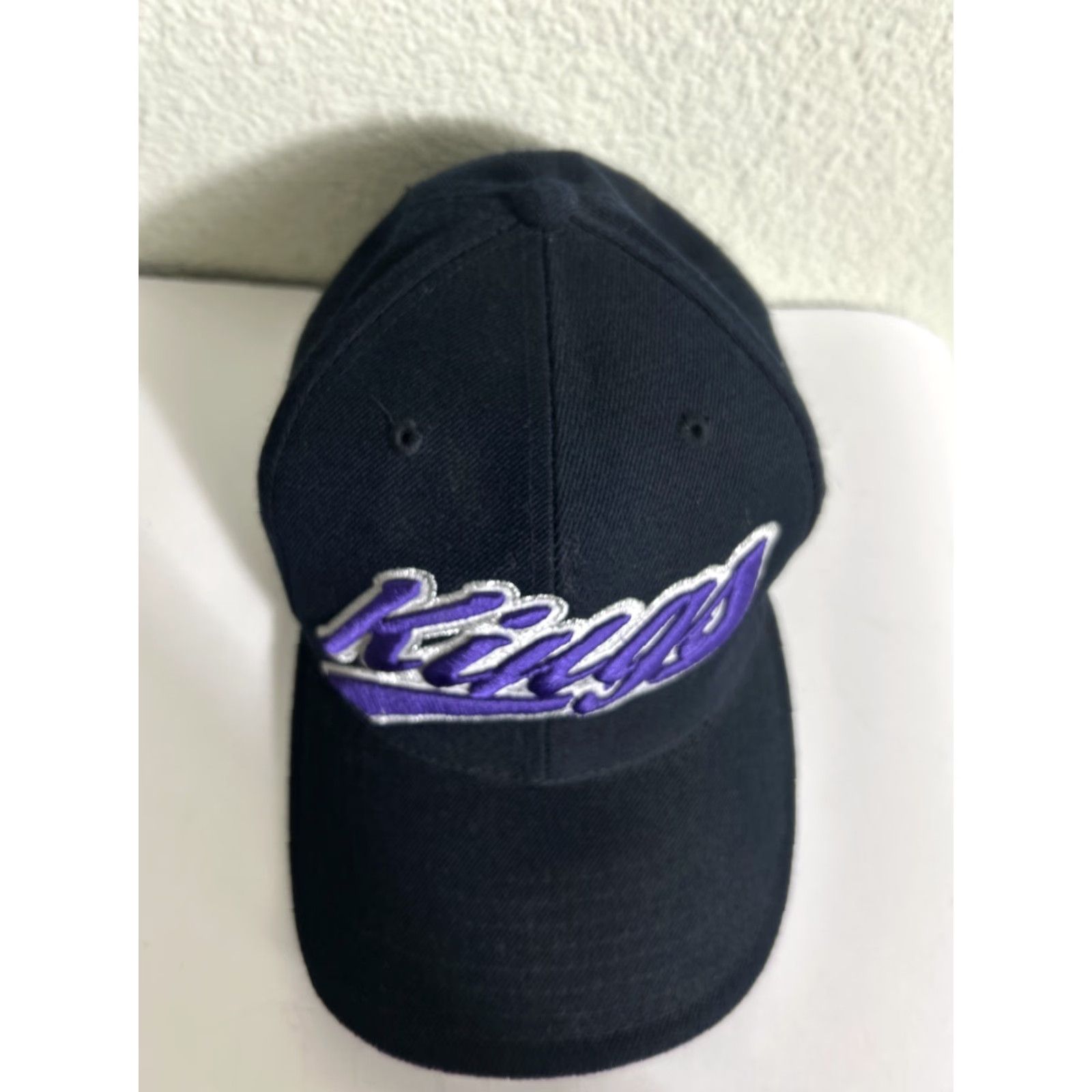 American Needle VINTAGE Y2k American Needle Sacramento Kings Hat Black Purple Strapback Hook Loop Men One Size Cap Size ONE SIZE - 5 Thumbnail