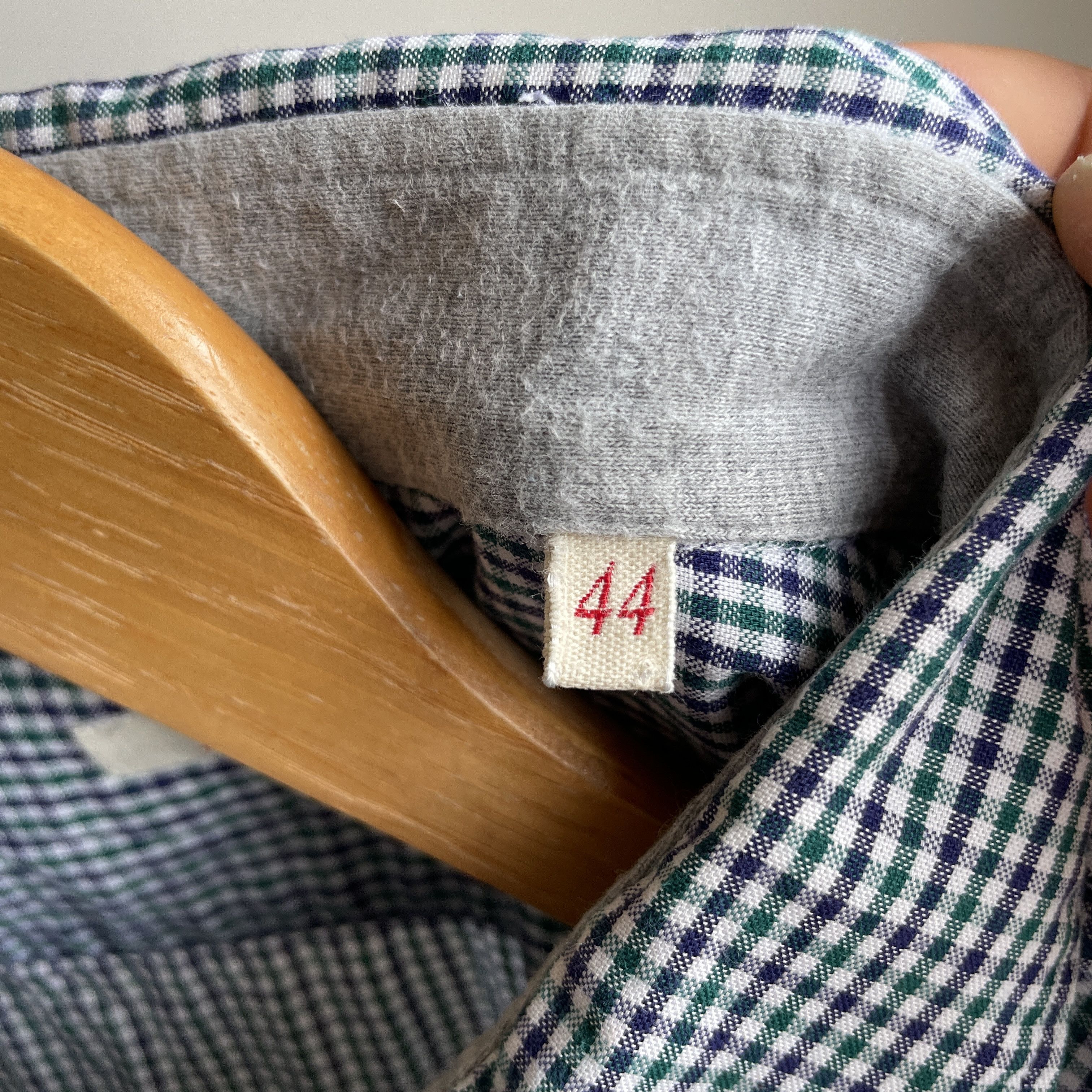 Altea Altea Gingham Check Shirt Size 44 Size US XL / EU 56 / 4 - 9 Thumbnail