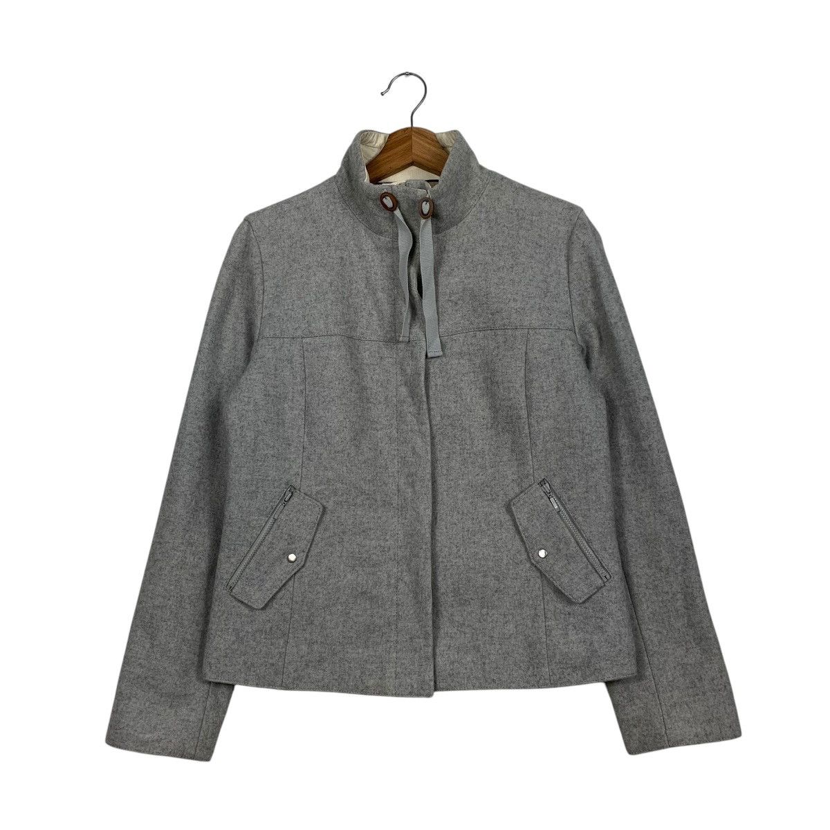 Burberry Burberry Blue Label Nova Check Wool Jacket Size XS / US 0-2 / IT 36-38 - 1 Thumbnail