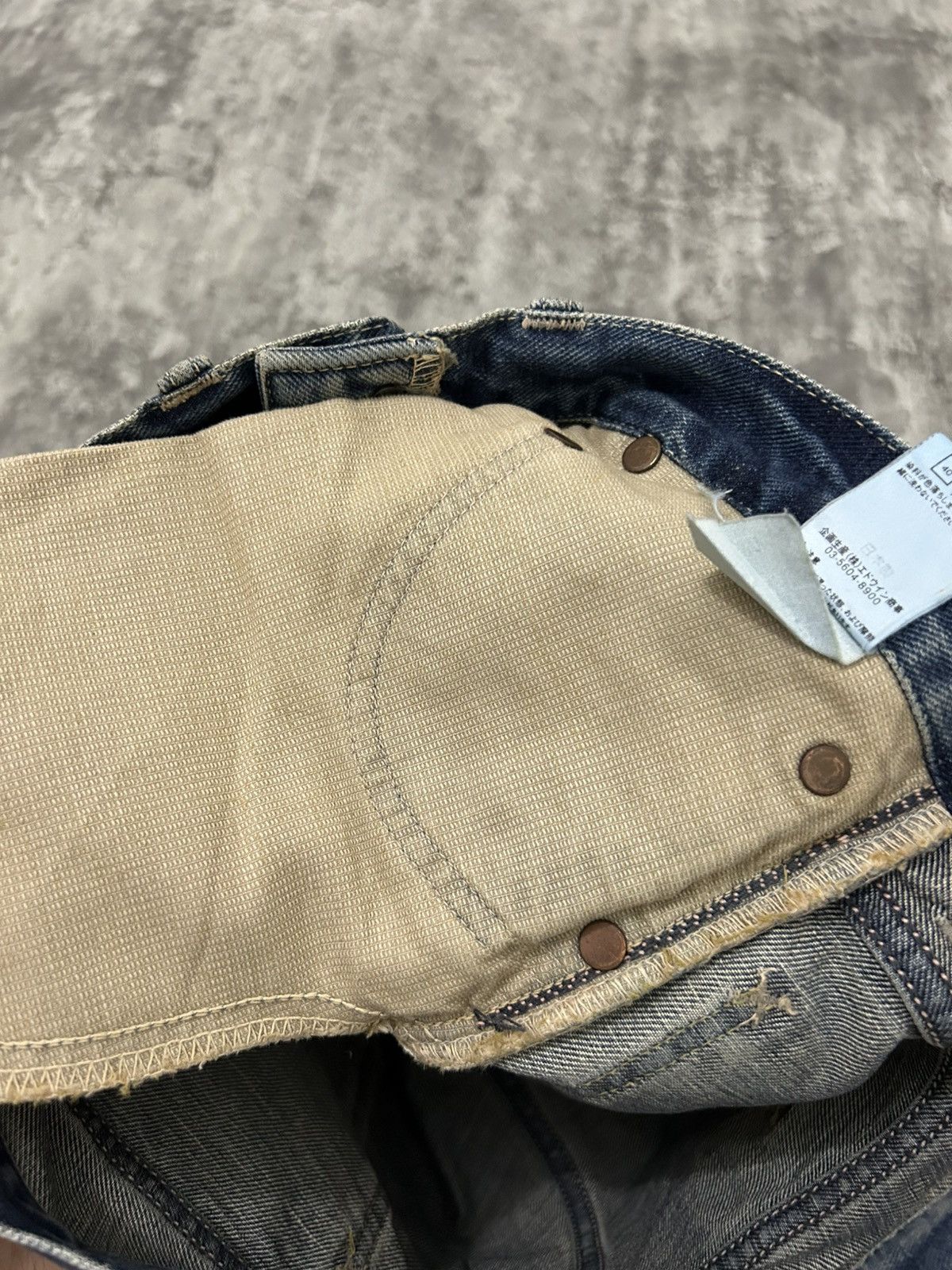 Lee Vintage Lee Riders X Okuda Japan Mud Wash Selvedge Jeans Size US 32 / EU 48 - 14 Thumbnail