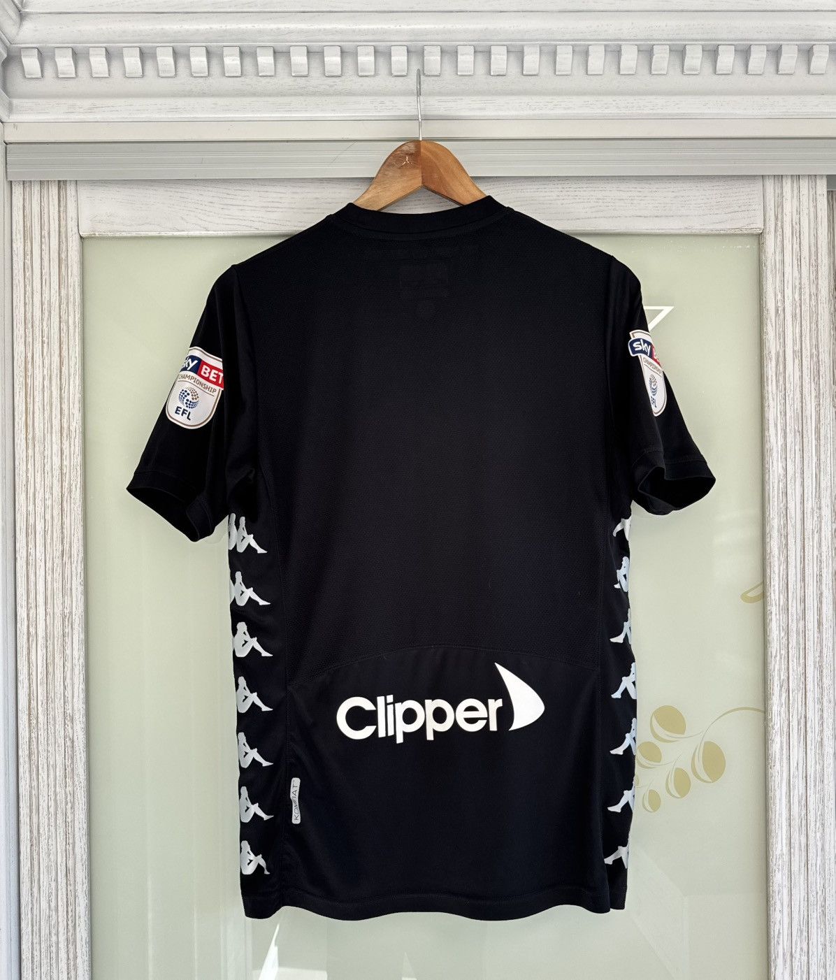 Kappa Leeds United 2017-2018 Away Soccer Jersey Football Shirt Kit Size US M / EU 48-50 / 2 - 2 Thumbnail