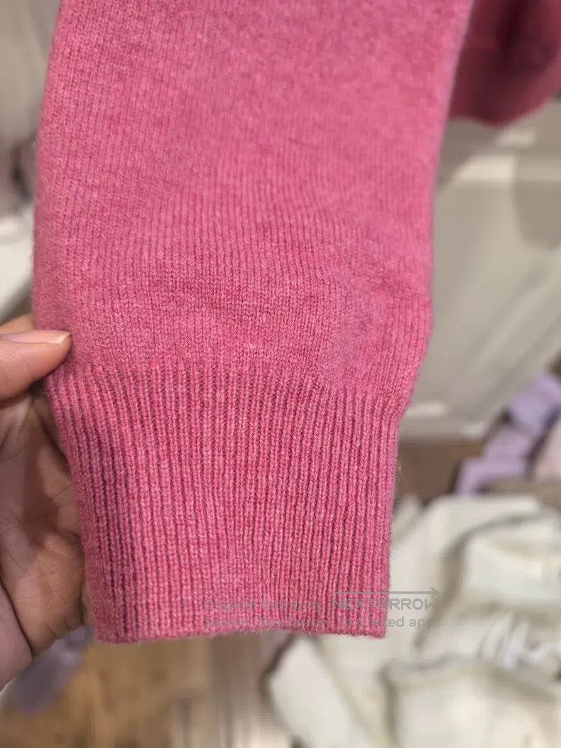 Other Comme des Garcons Pink Wool Cardigan Size L / US 10 / IT 46 - 4 Thumbnail