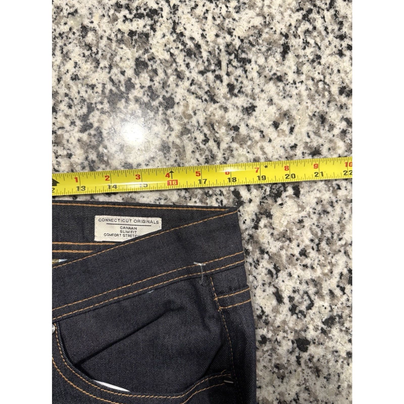 Denime VINTAGE Tailor Vintage Men Canaan Slim Fit Stretch Denim Jeans 36x29 Blue Straight Mens Size US 36 / EU 52 - 3 Thumbnail