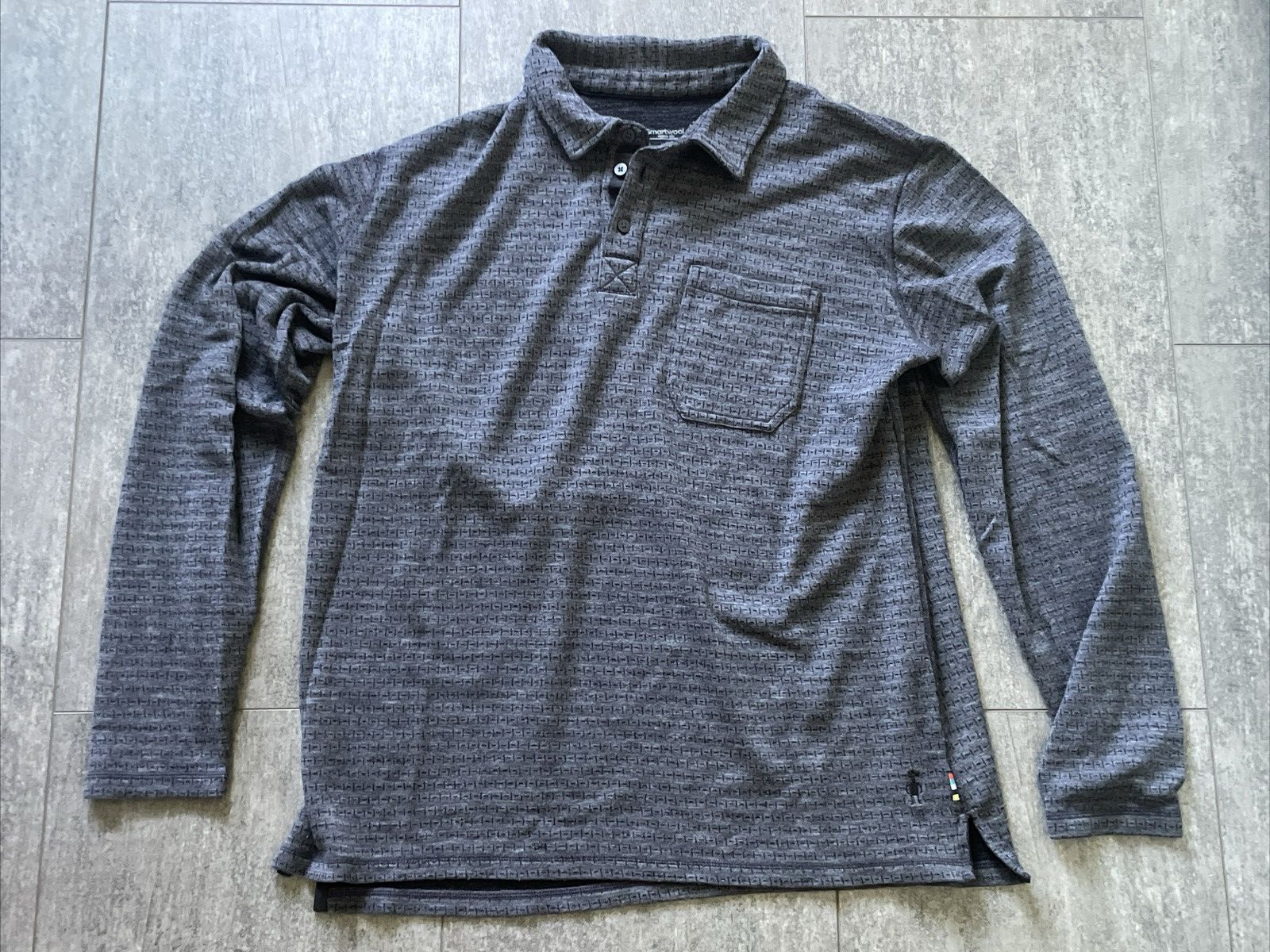 Smartwool Smartwool Long Sleeve Wool Polo Size US XL / EU 56 / 4 - 1 Thumbnail