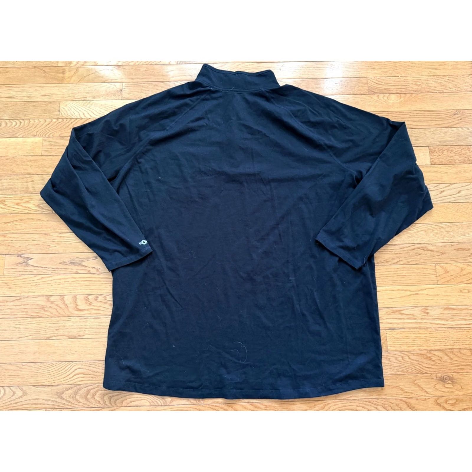Carhartt Carhartt Long Sleeve Quarter Zip Shirt BLACK Mens 4XL Size US XXL / EU 58 / 5 - 2 Thumbnail