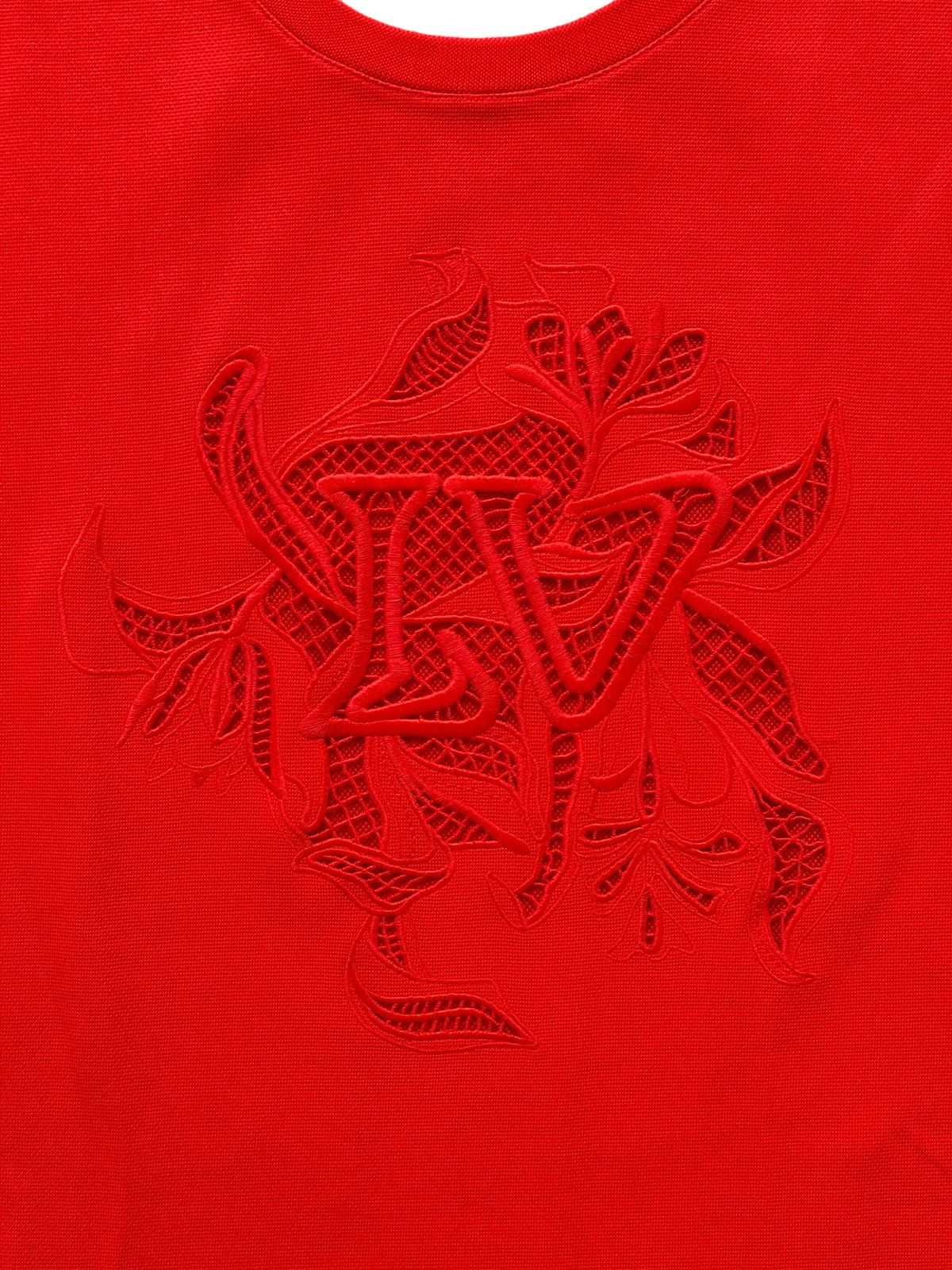Louis Vuitton Louis Vuitton Orange Vegetal Lace Embroidered Tee Size US L / EU 52-54 / 3 - 3 Thumbnail