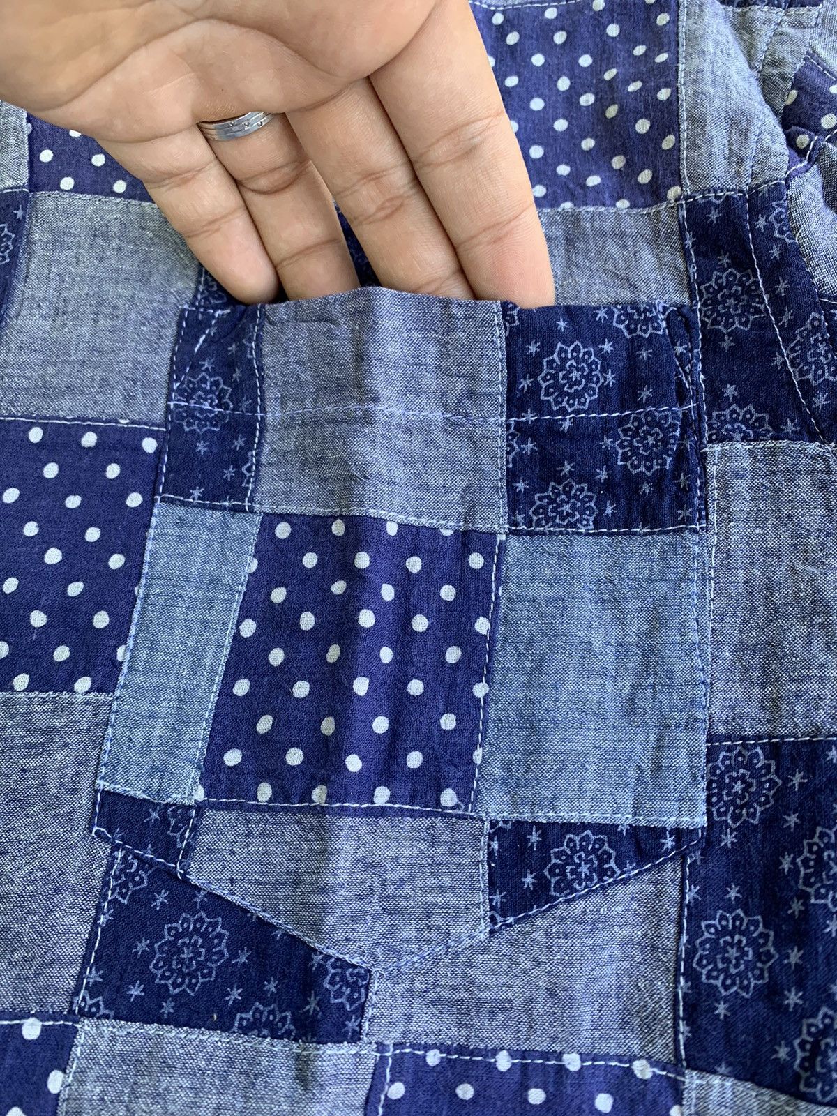Beauty Beast × If Six Was Nine × Japanese Brand VTG Spice Island Patchwork LongSleeve T shirt Size US L / EU 52-54 / 3 - 4 Thumbnail