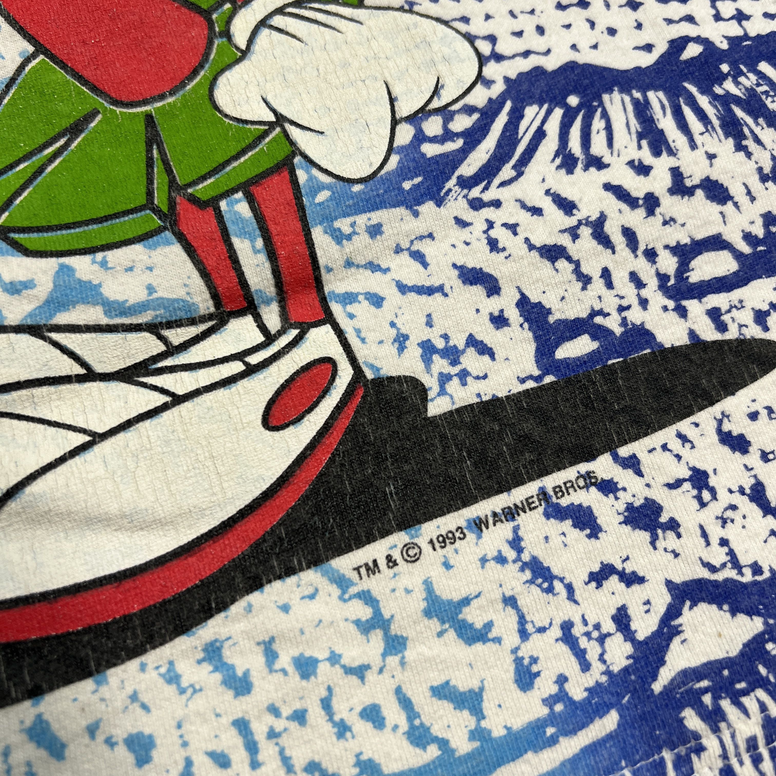 Vintage 1993 Marvin the Martian Reach For The Stars Looney Tunes Tee Size US M / EU 48-50 / 2 - 4 Thumbnail
