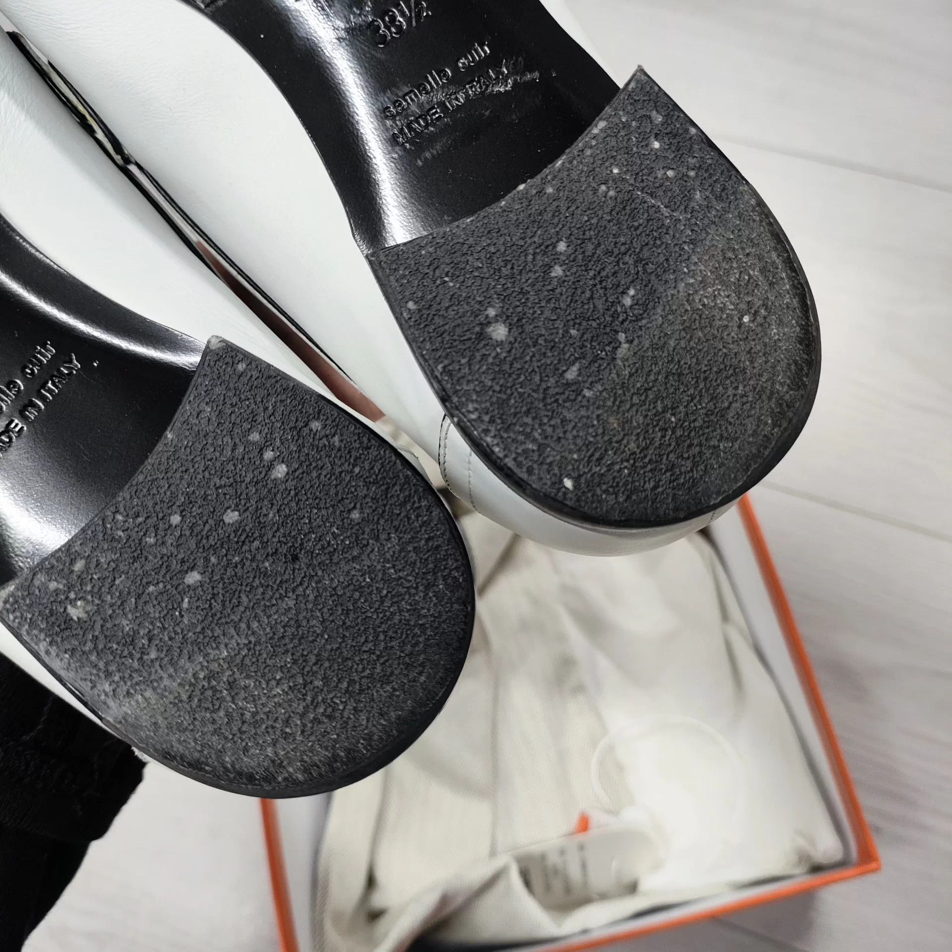 Hermes Hermès White Loafer EU 38.5 Size US 7.5 / IT 37.5 - 3 Thumbnail