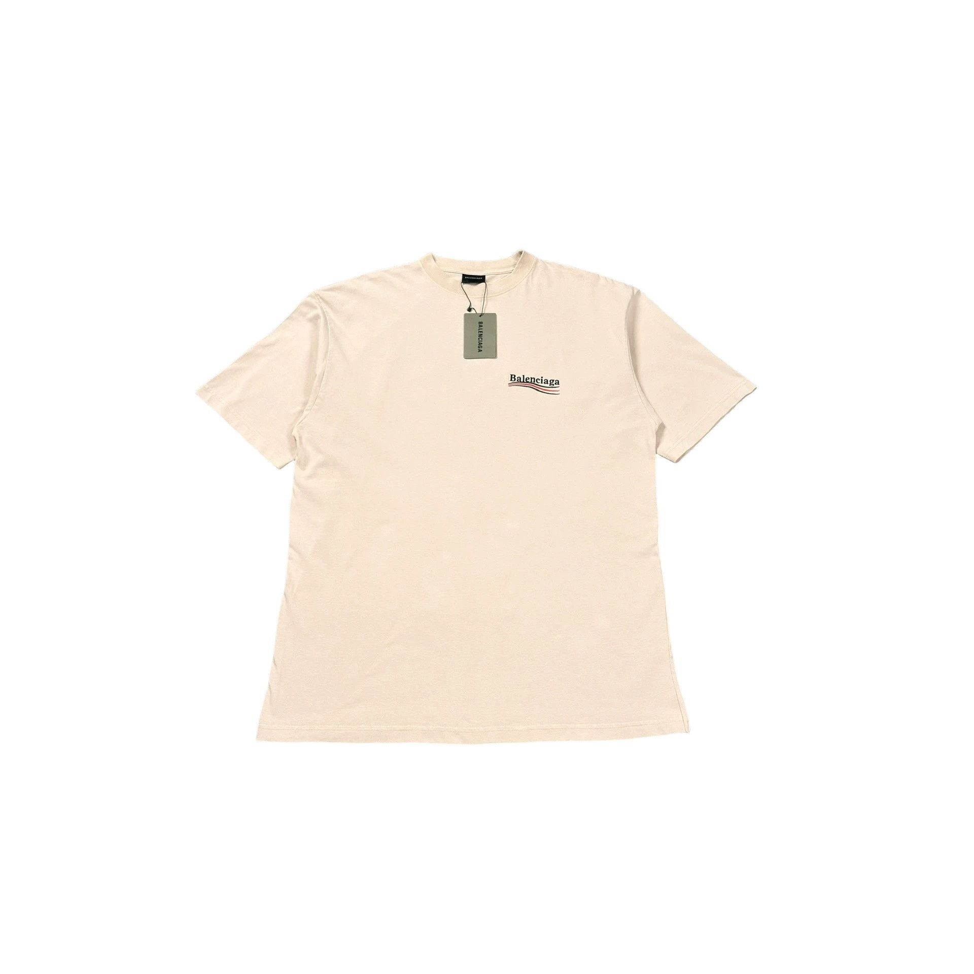 Balenciaga Balenciaga Logo Embroidered T-Shirt Size S Size US S / EU 44-46 / 1 - 1 Thumbnail