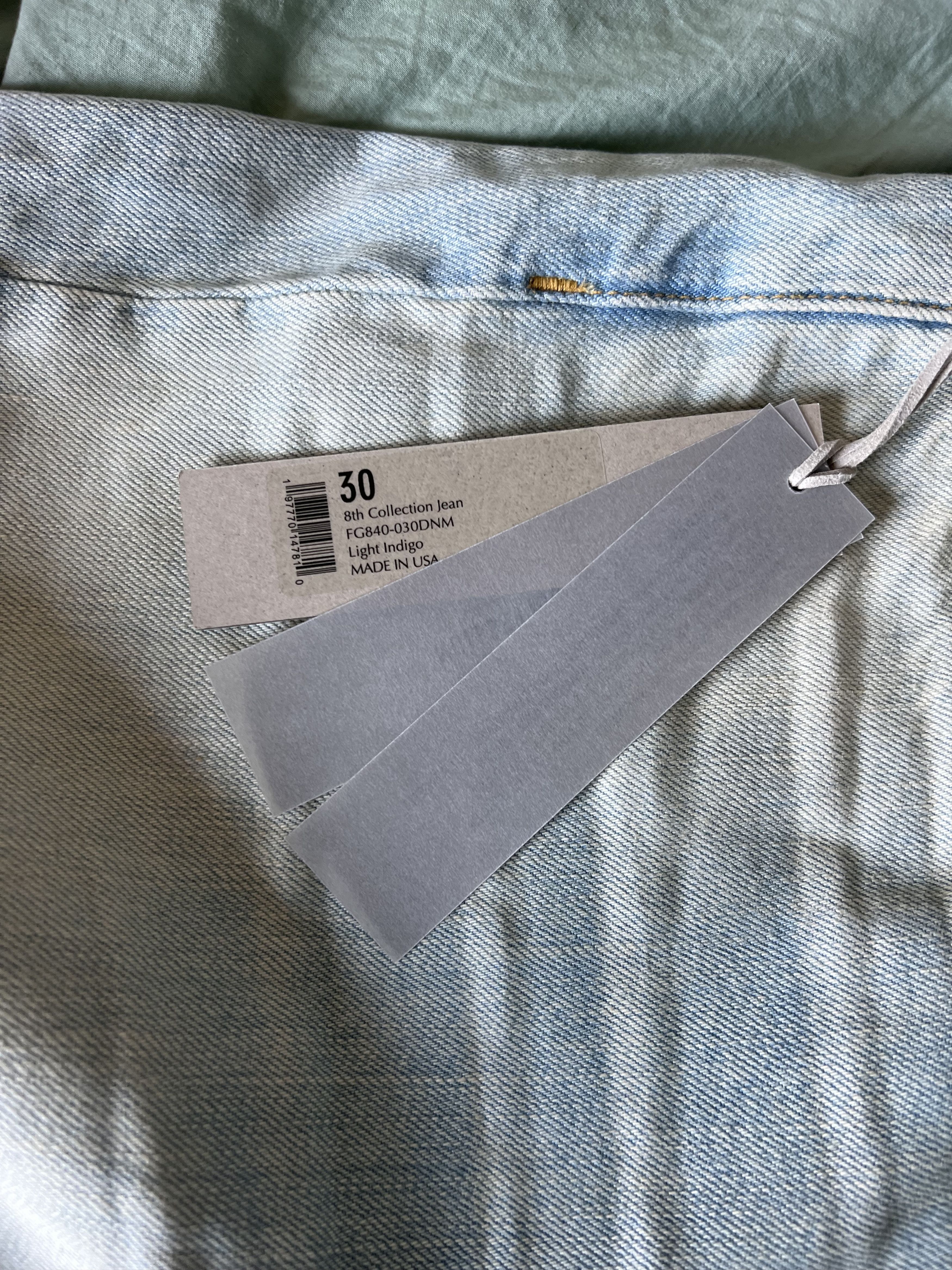 Fear of God Fear of God 8th Collection Jeans in Light Indigo Size US 30 / EU 46 - 7 Thumbnail