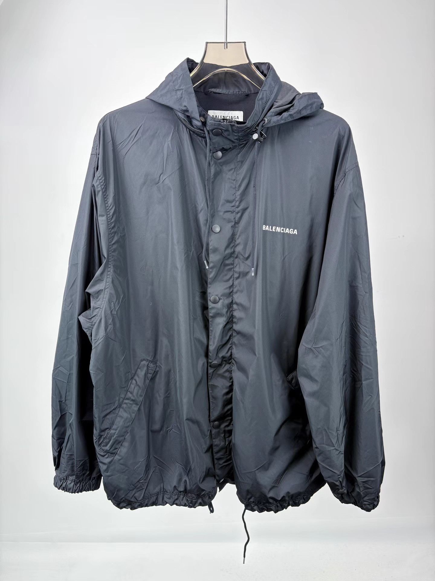 Balenciaga BALENCIAGA Logo Print Jacket Size US XS / EU 42 / 0 - 1 Thumbnail