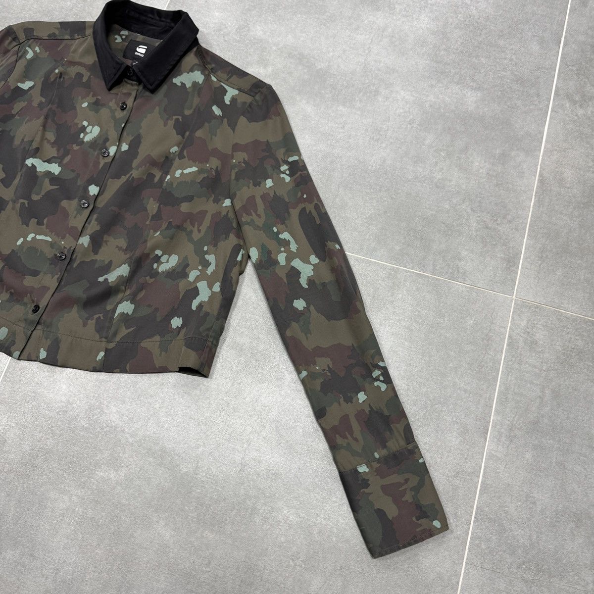 G-Star G-Star RAW Vodan CRP Women Camo Long Sleeve Button Shirt Size S / US 4 / IT 40 - 6 Thumbnail