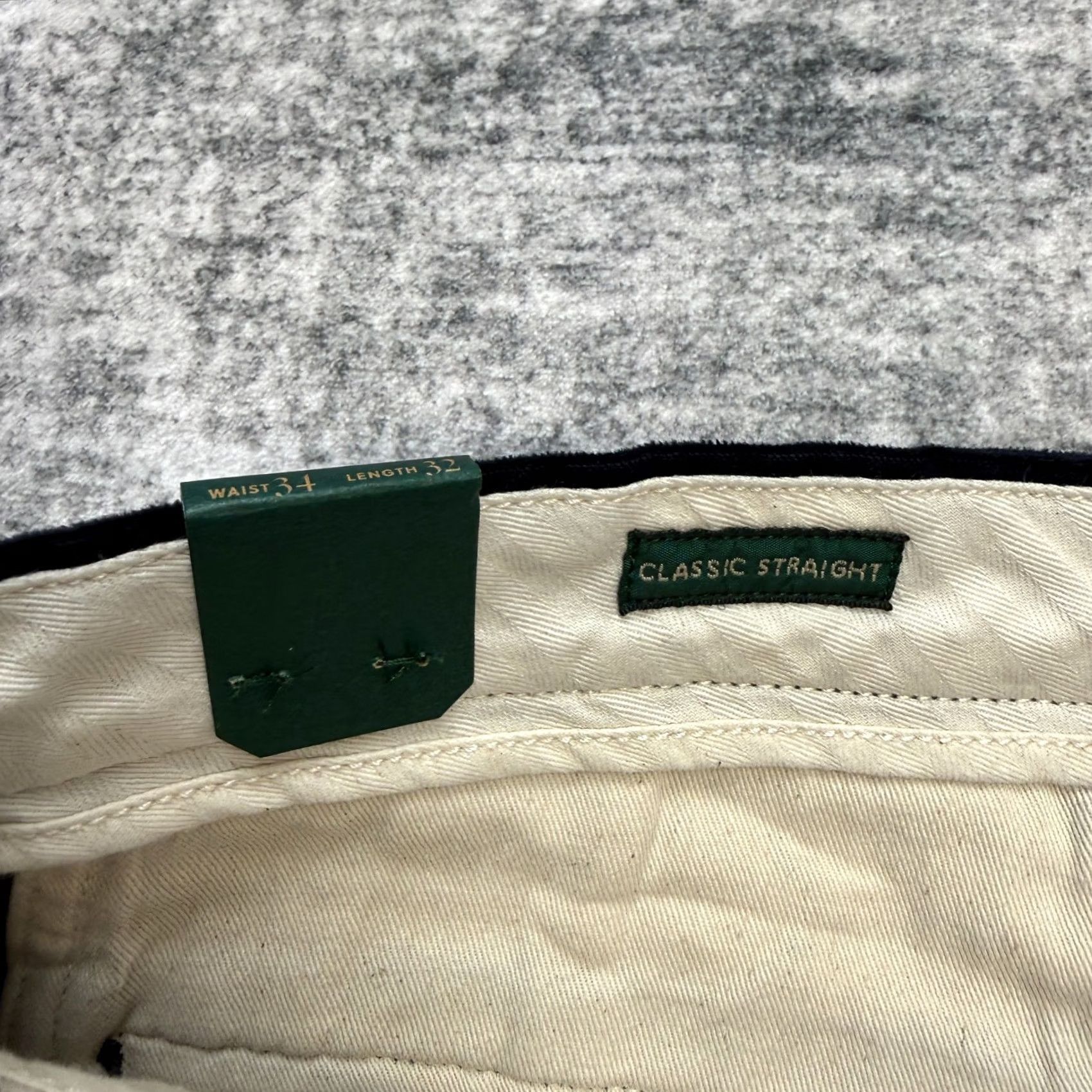 J.Crew J.CREW Pants Mens 34x32 Navy Blue Corduroy Straight Trouser Preppy Chino Wearable Size 34 Mens Regular Blue Navy Size US 34 / EU 50 - 5 Thumbnail