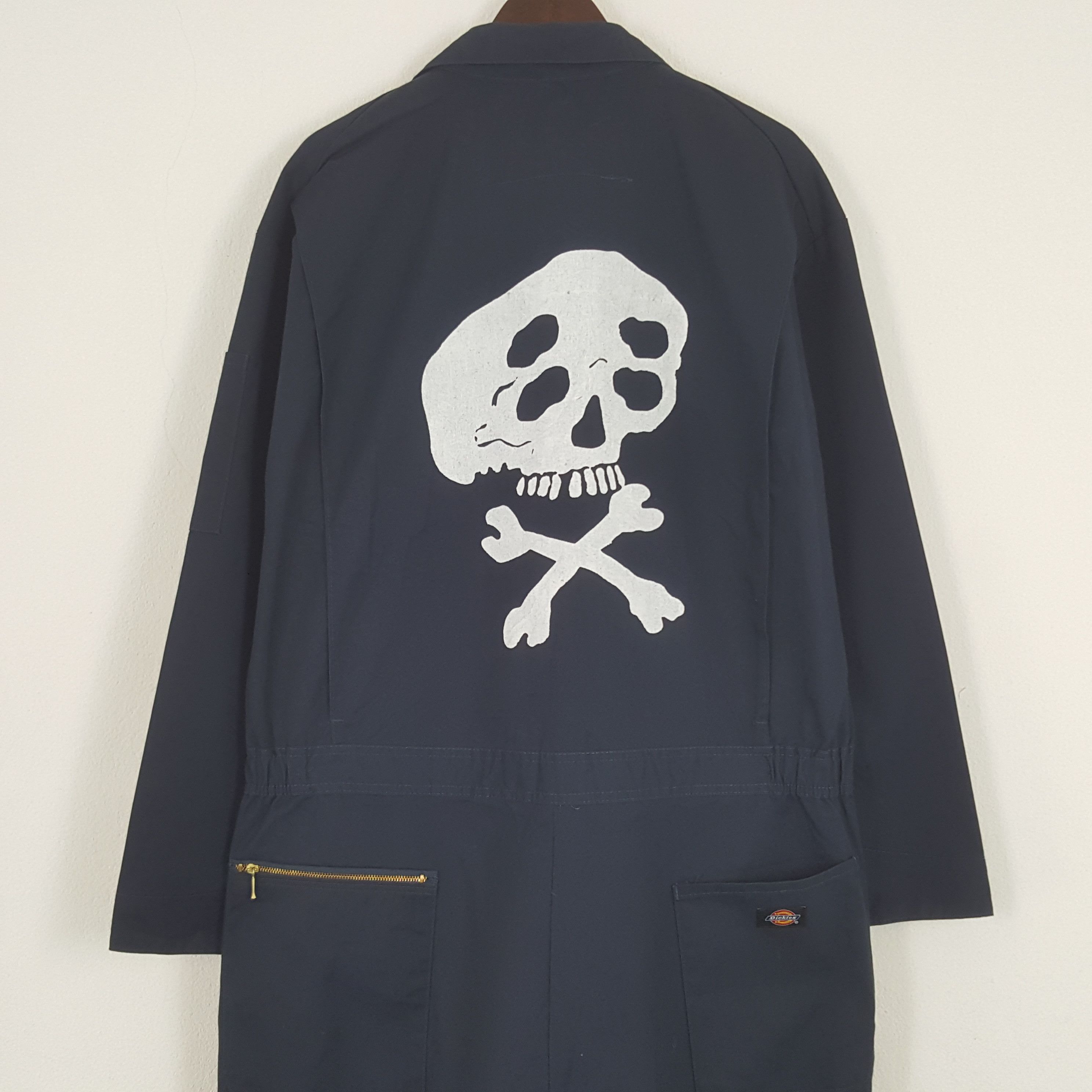 Dickies × Vintage Vintage Dickies x Custom Skulls Japan Coverall Jacket Size US XXL / EU 58 / 5 - 2 Thumbnail