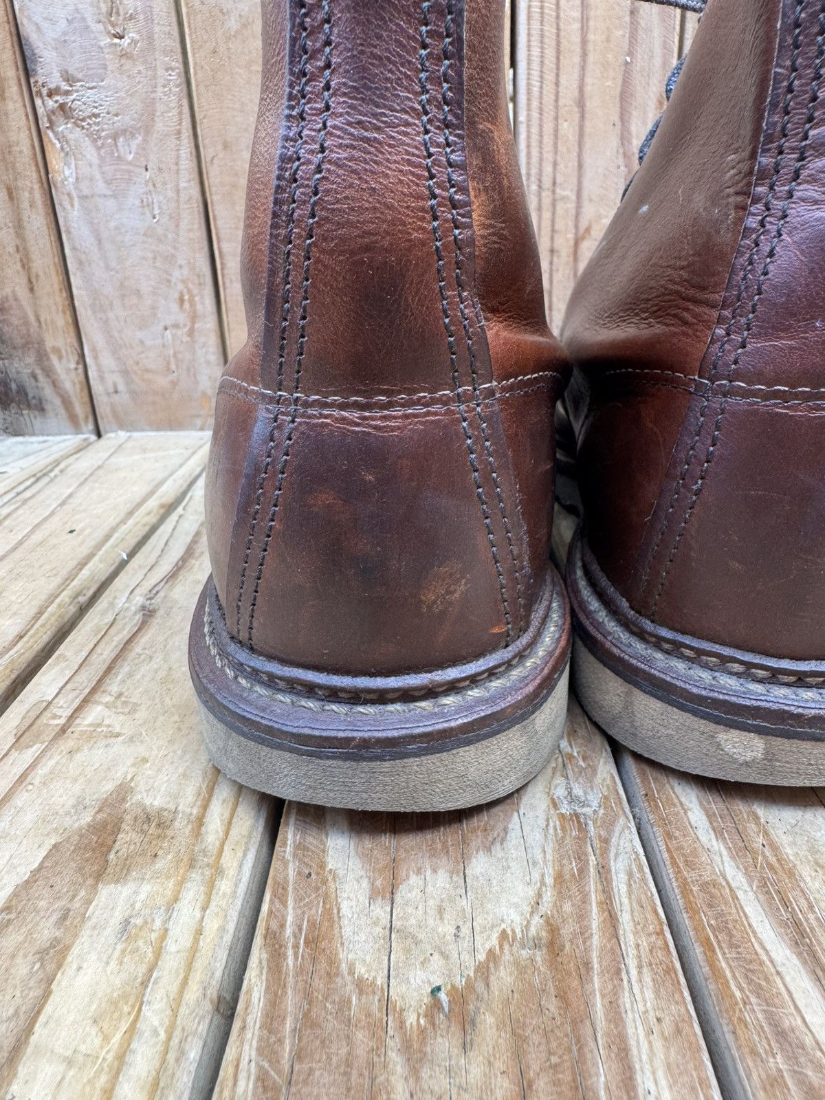 Red Wing Red Wing 1907 Copper Rough Brown Boots UK 7.5 D | EUR 41.5 Size US 8.5 / EU 41-42 - 10 Thumbnail